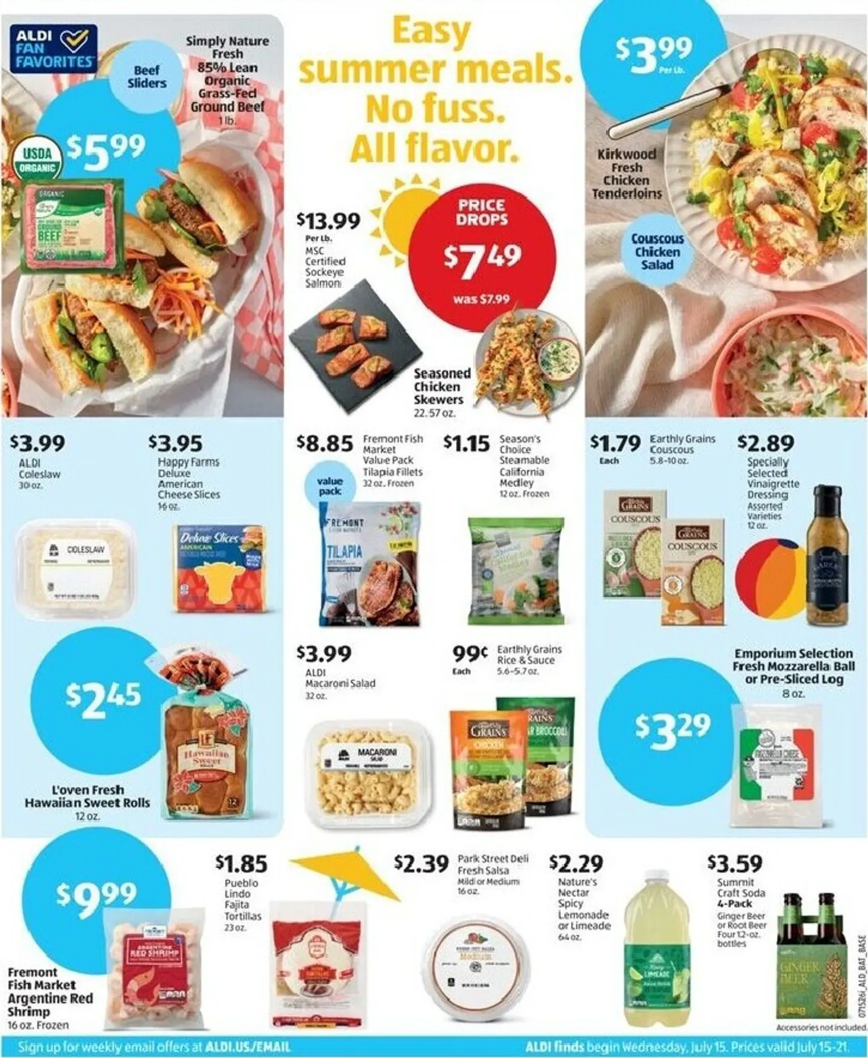 Weekly ad Current ALDI leaflet valid from Wednesday 07/15/2026 to Tuesday 07/21/2026 from July 15 to July 21 2026 - Page 2