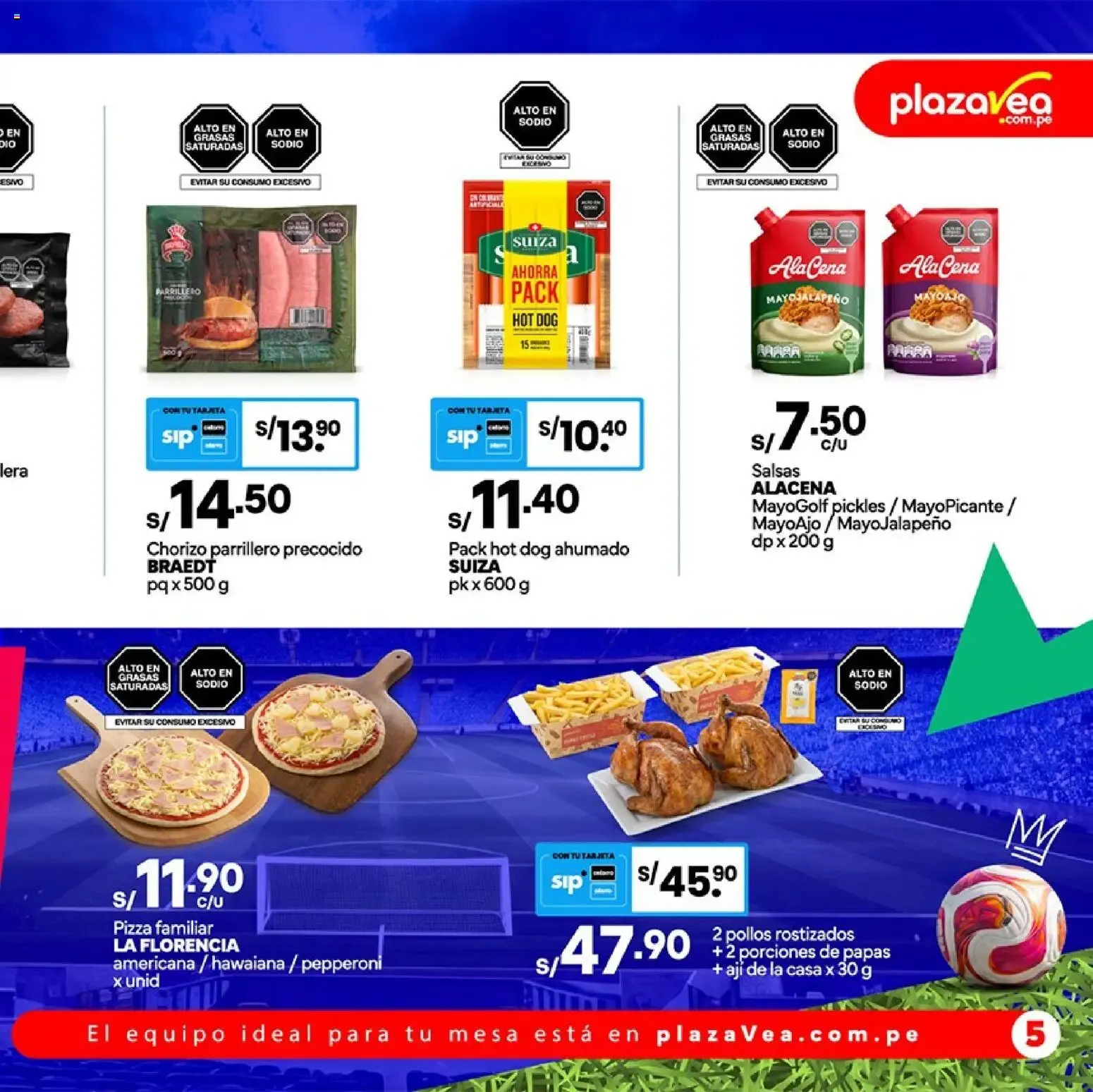 Catalogo de Catálogo Plaza Vea - Díptico Final Fiesta del Fútbol online del 13/07/2026 13 de julio al 19 de julio 2026 - Pag 5