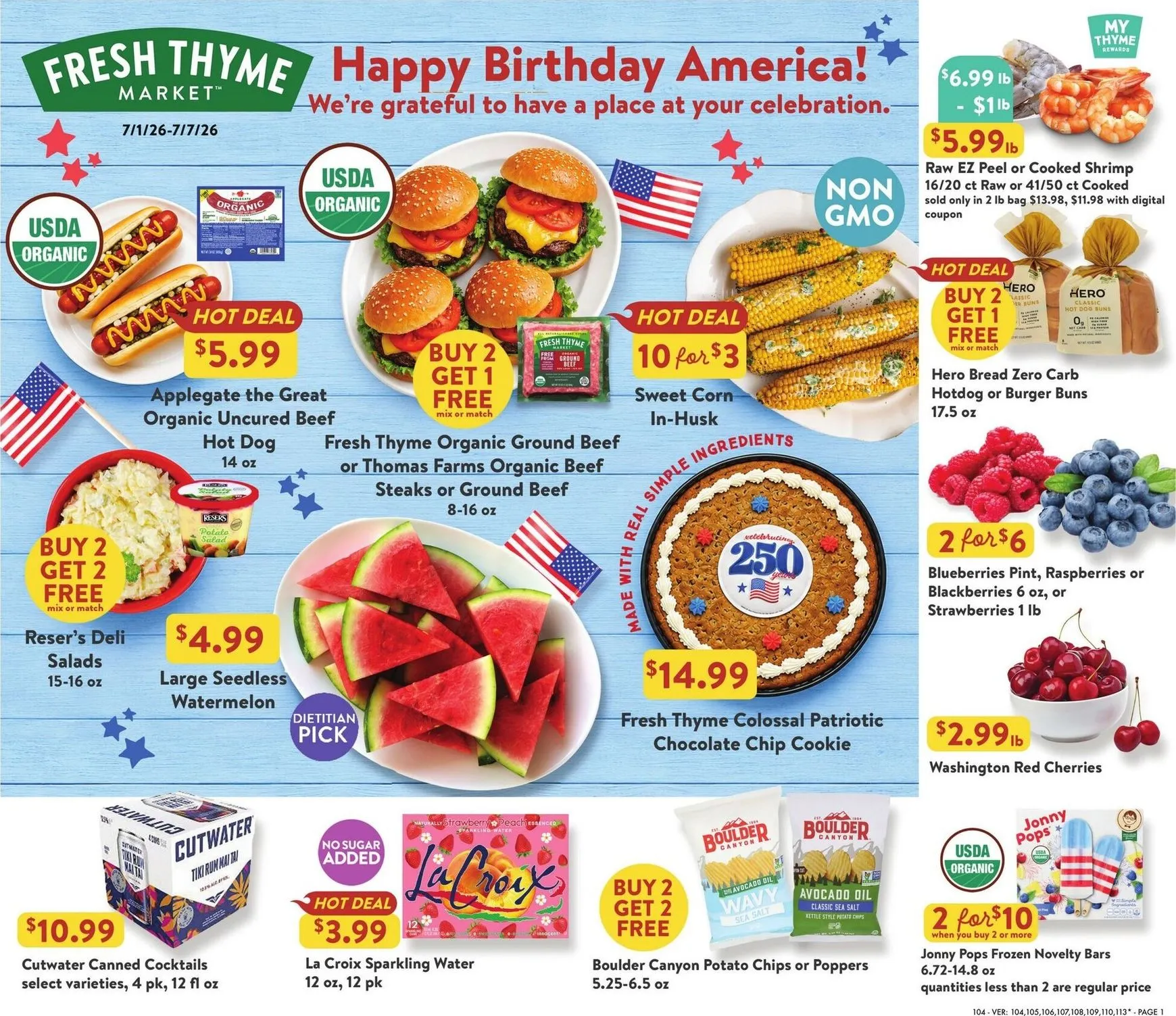 Weekly ad Limited Thyme Sale: Prime Boneless Ribeye Steak from July 2 to July 5 2026 - Page 2