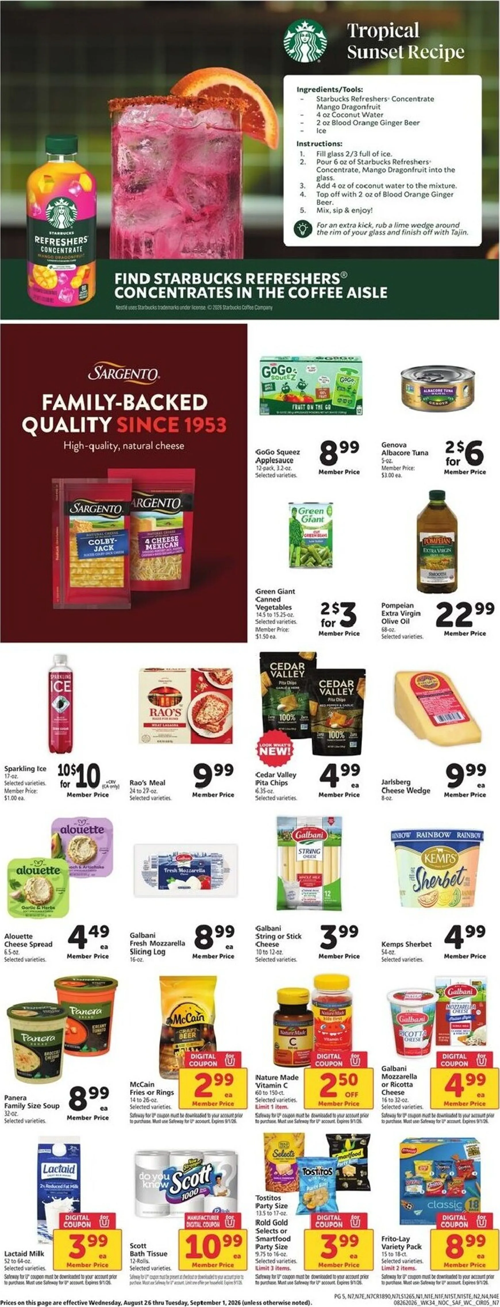 Weekly ad Current Safeway leaflet valid from Wednesday 08/26/2026 to Tuesday 09/01/2026 from August 26 to September 1 2026 - Page 7