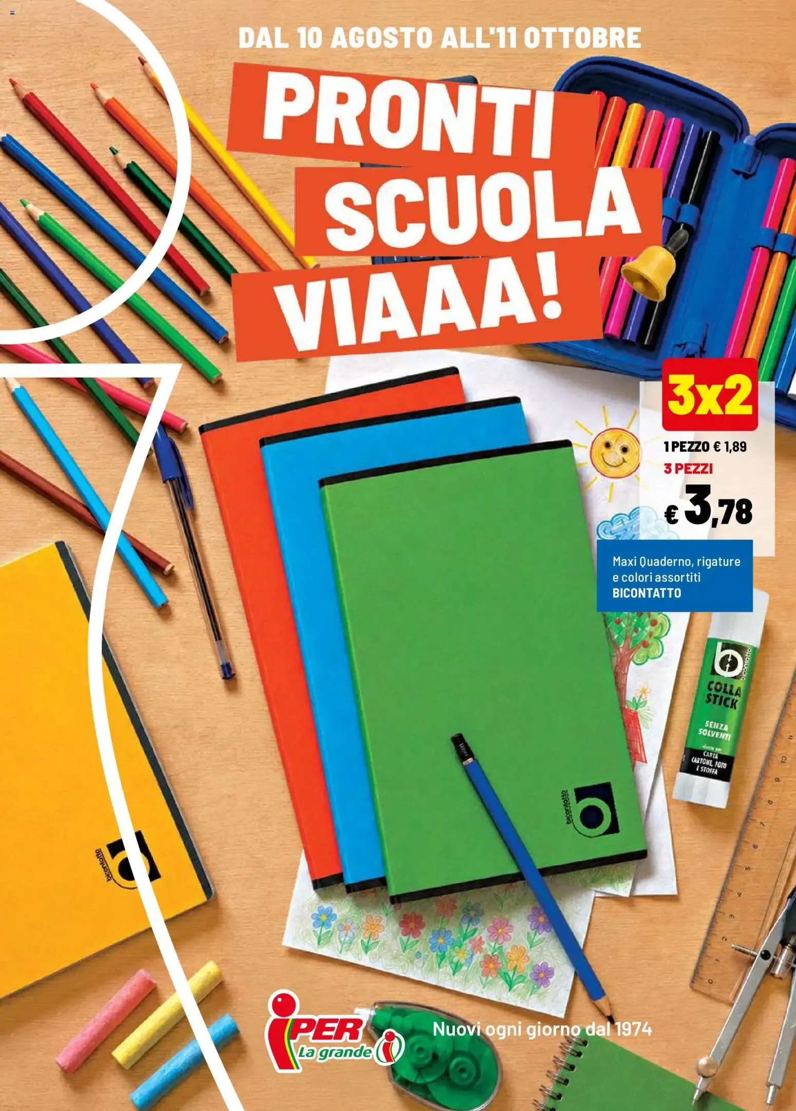Pronti Scuola Viaaa! da 10 agosto a 11 ottobre di 2026 - Pagina del volantino 1