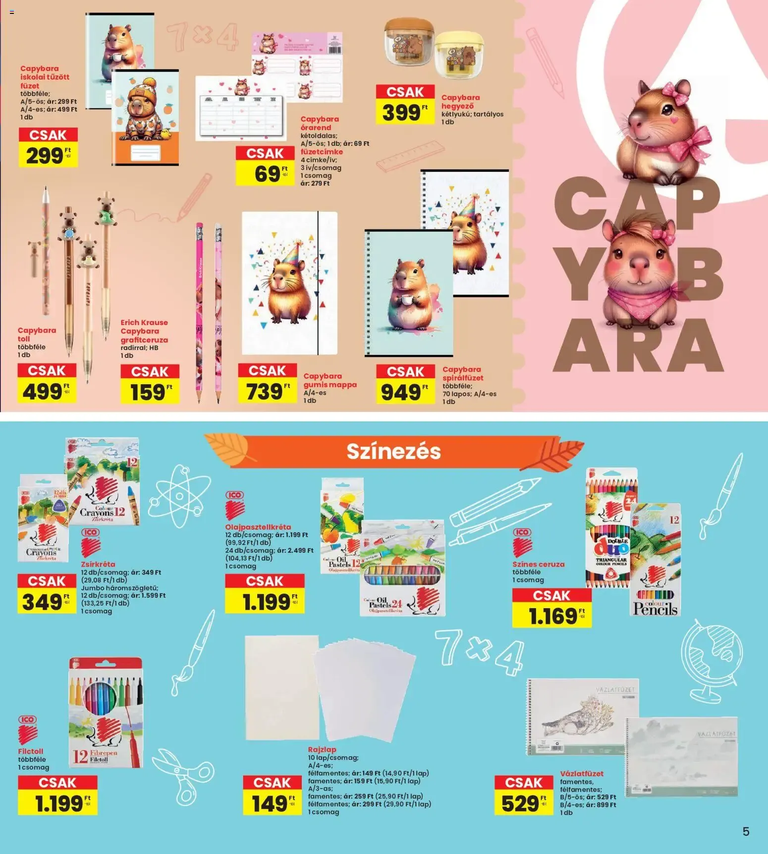 Katalógus Interspar Iskola katalógus - 2026.07.30. -tól/töl > akció, lapozható szórólap 🛍️ július 30.-tól augusztus 12.-ig 2026. - Oldal 5