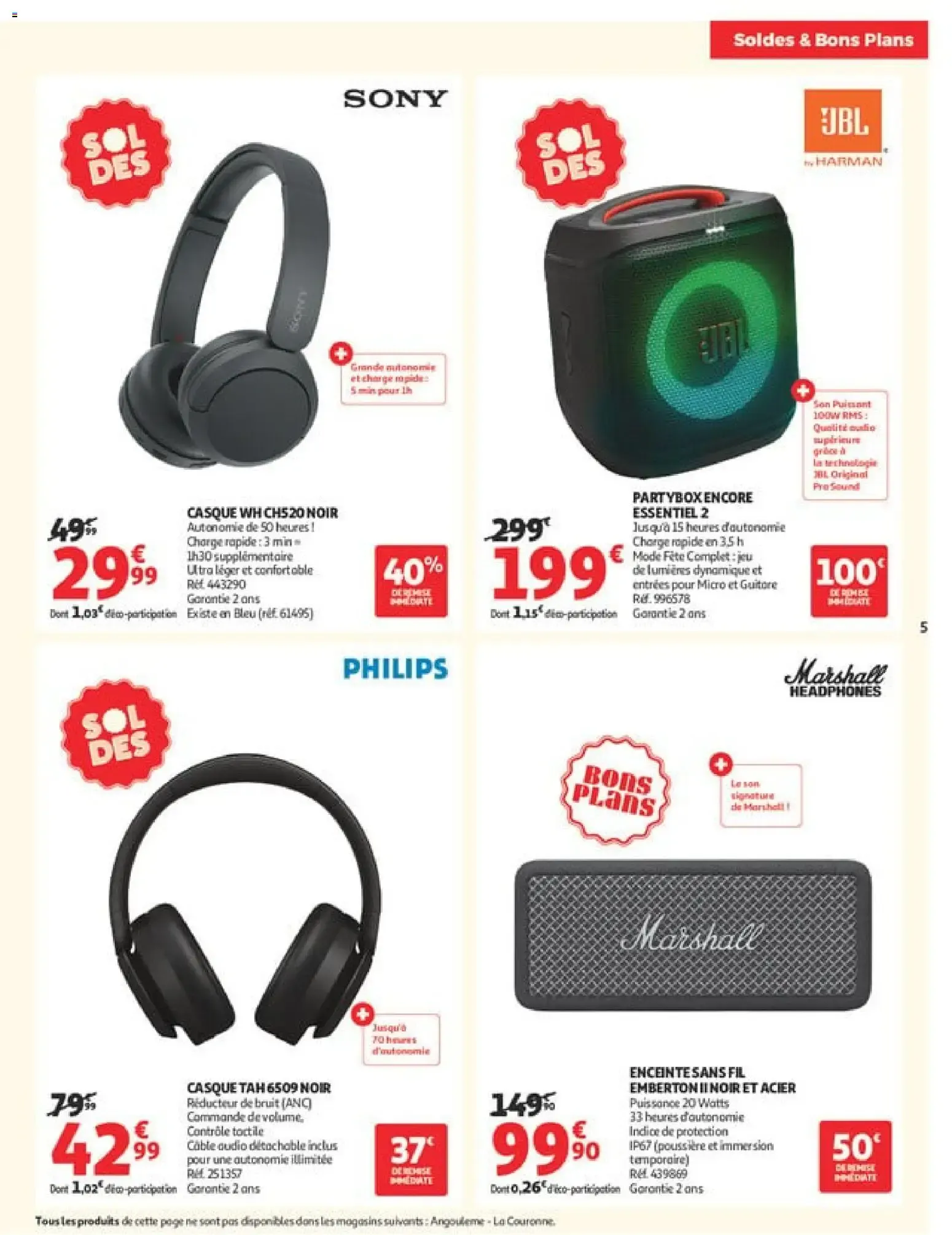 Auchan - Soldes & Bons Plans du 24 juin au 21 juillet 2026 - Catalogue page 5