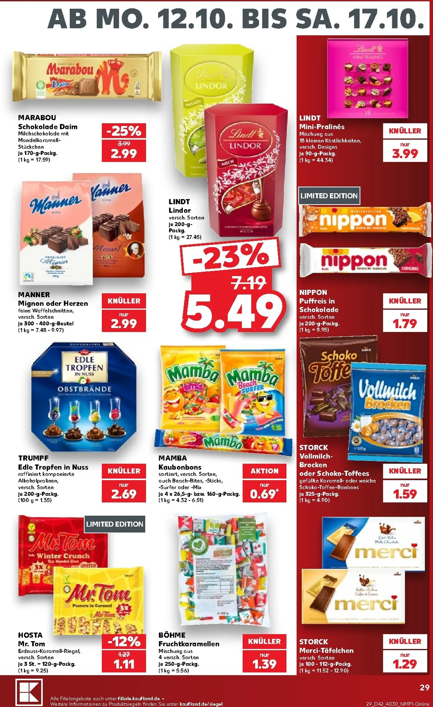 Kaufland Prospekt nächste Woche – von Montag 12.10.2026 bis Samstag 17.10.2026 von 12. Oktober bis 17. Oktober 2026 - Prospekt seite 34