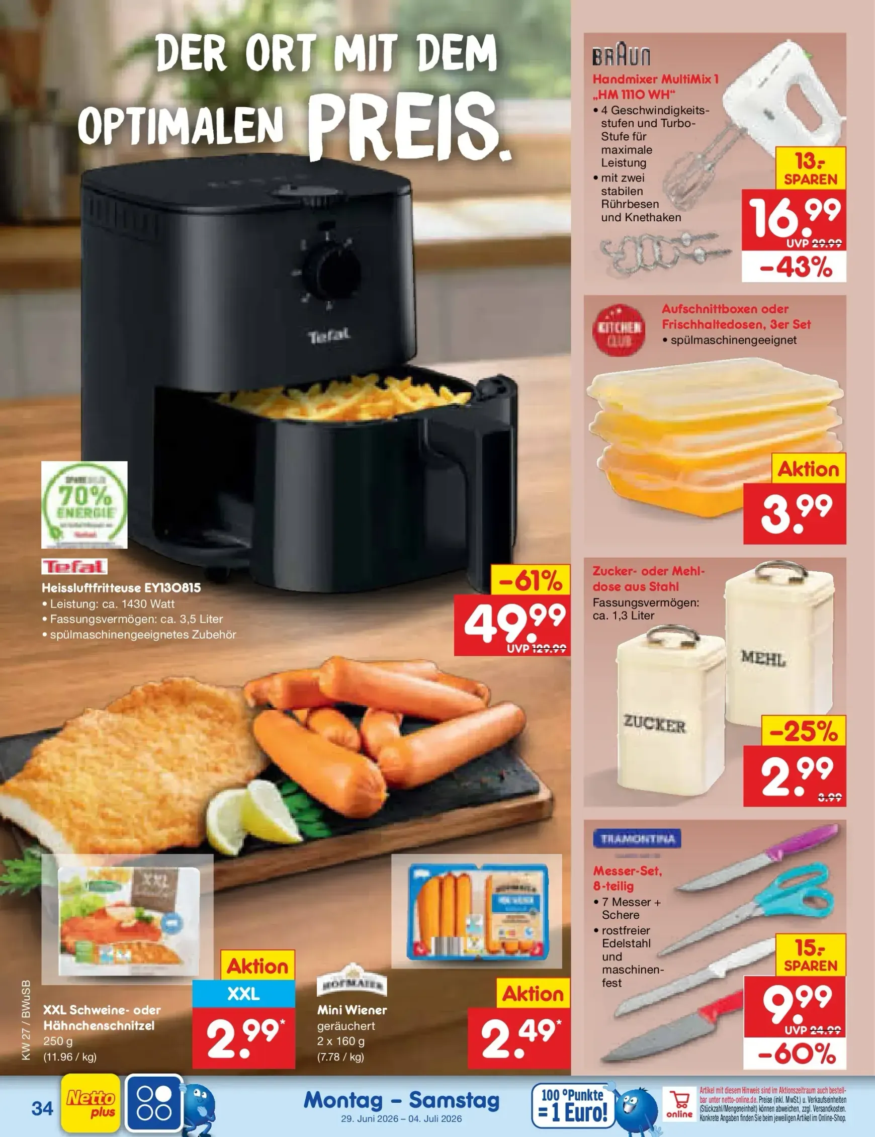 Netto Marken Discount - Sonderangebote Prospekt – von Montag 29.06.2026 bis Samstag 04.07.2026 von 29. Juni bis 4. Juli 2026 - Prospekt seite 53