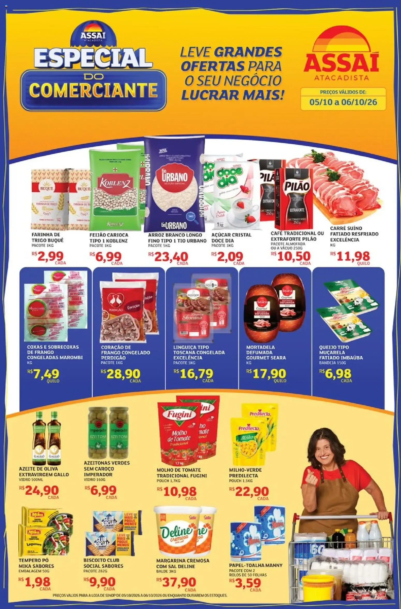 Encarte de Assaí Atacadista - Especial do Comerciante 5 de outubro até 6 de outubro 2026 - Pagina 1