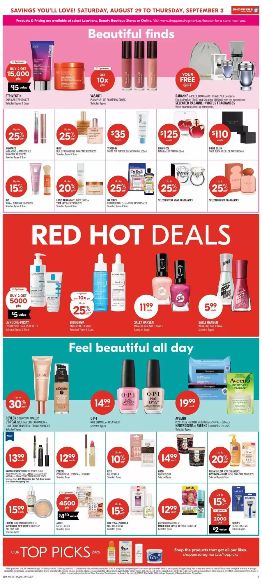 Shoppers Drug Mart flyer week 35 from August 29 to September 3 2026 - flyer page 14