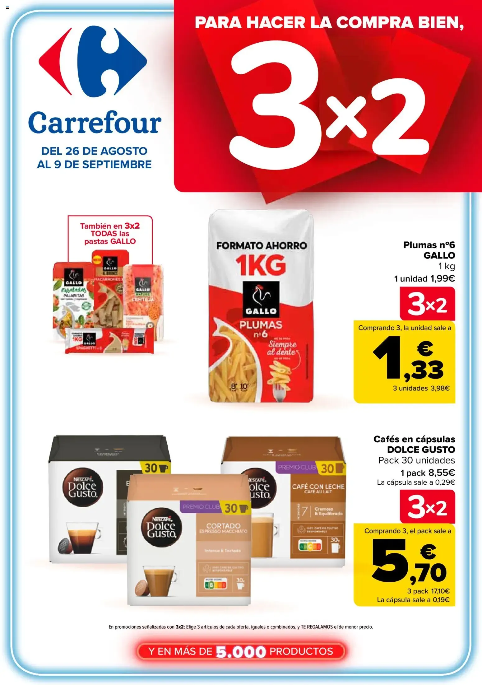 Catálogo de Carrefour folleto del 26/08/2026 | Catálogo 26 de agosto al 9 de septiembre 2026 - Página 1