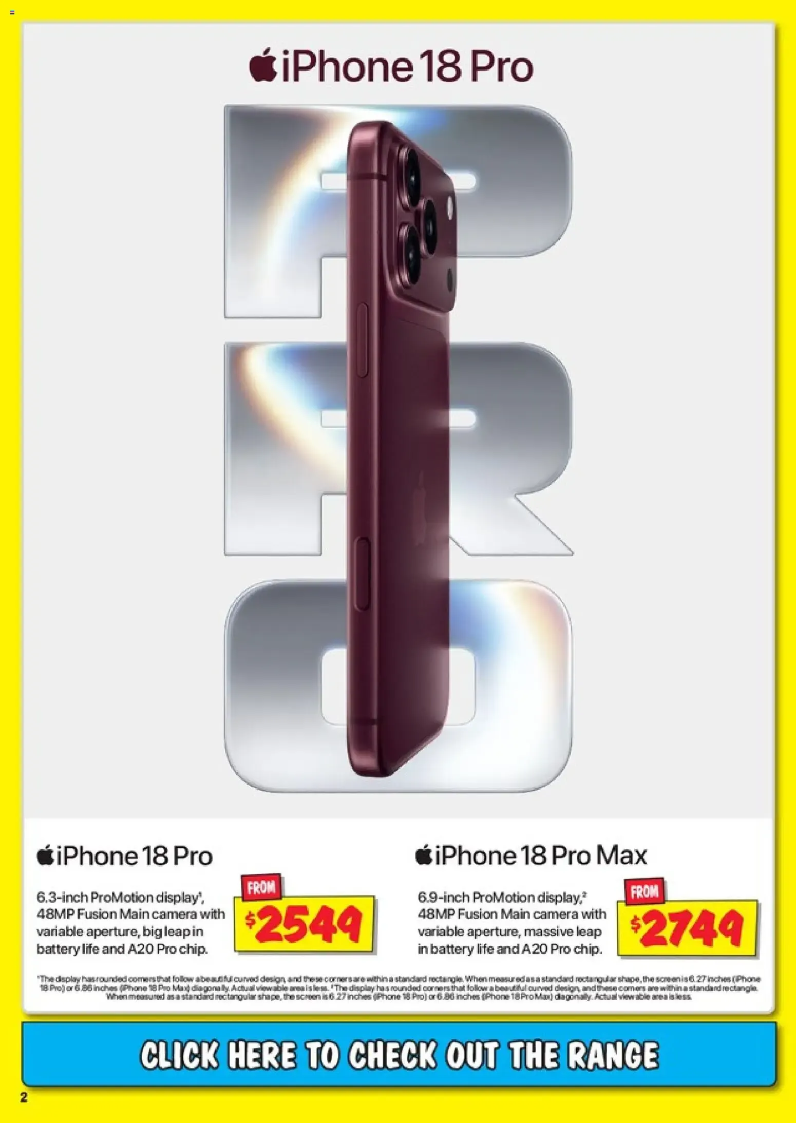 JB Hi-Fi: iPhone 18 Pro from 22 September to 31 December 2026 - Catalogue Page 2