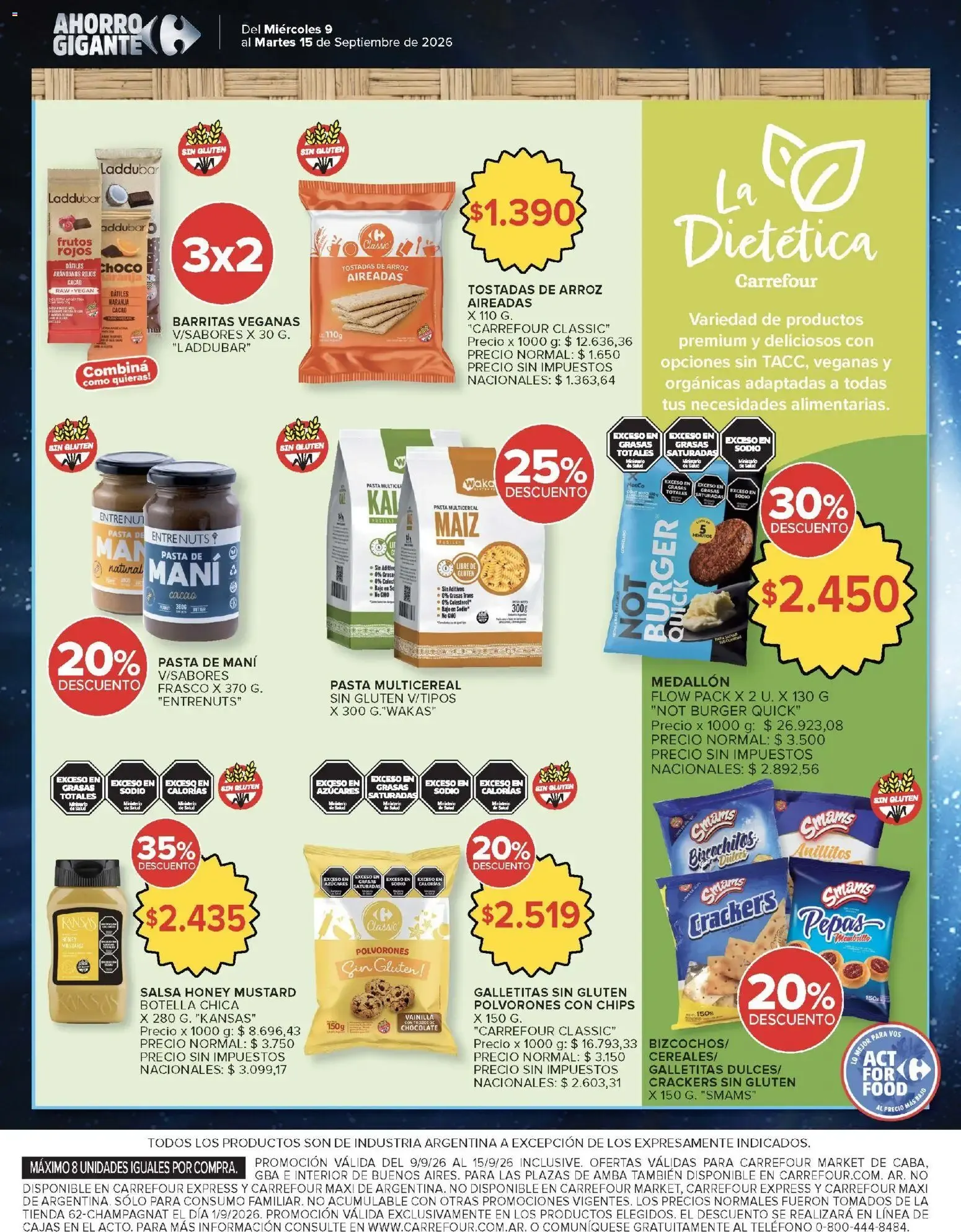 Ofertas de Carrefour Market catálogo del 09/09/2026 - 15/09/2026 9 de septiembre al 15 de septiembre 2026 - Página 20 del catálogo