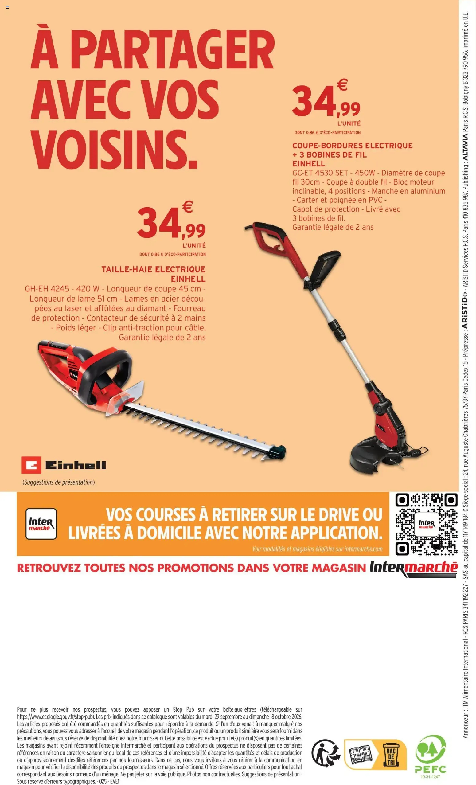 Intermarché - Aimez Votre Jardin du 29 septembre au 18 octobre 2026 - Catalogue page 20