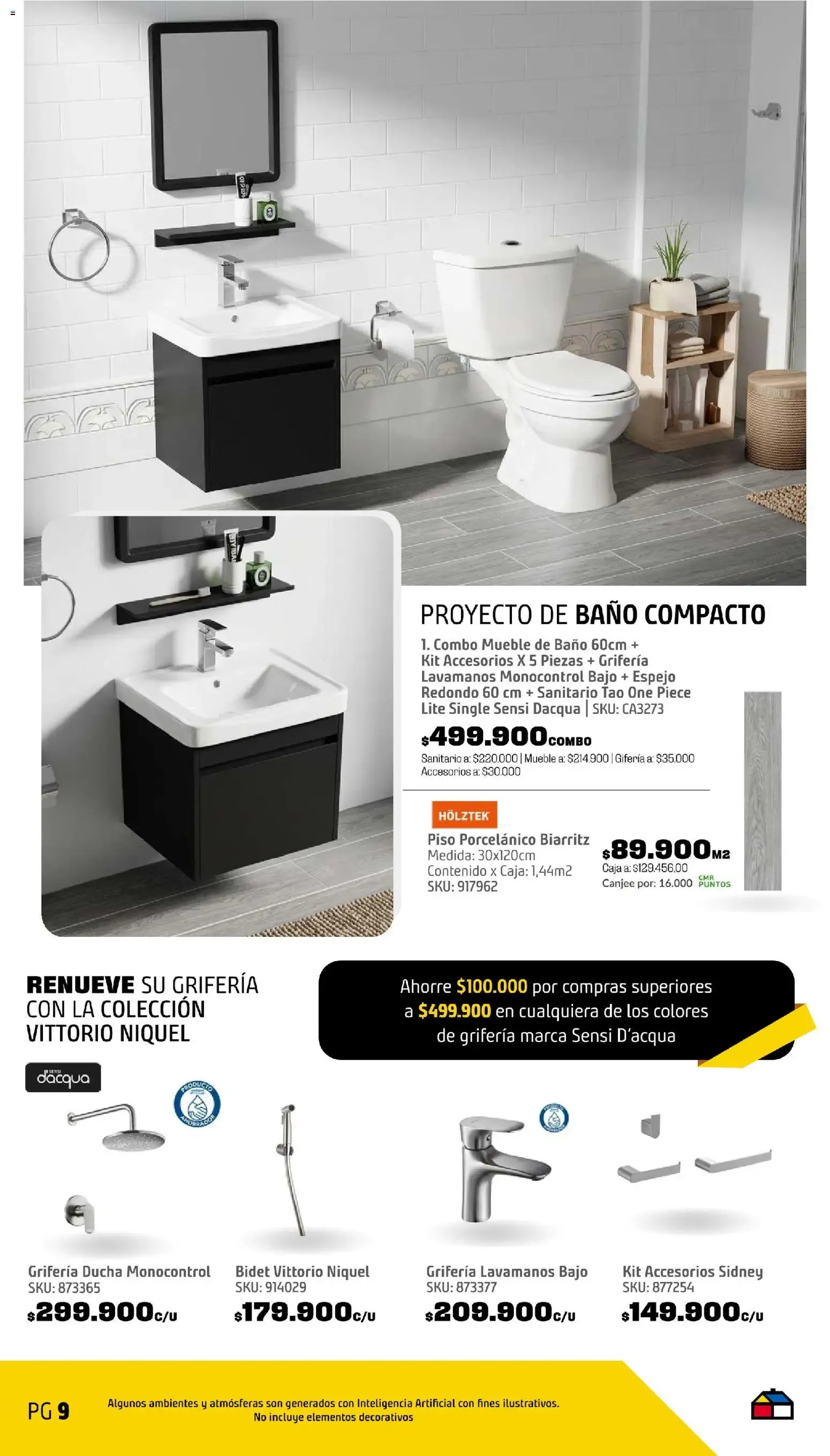 Catalogo de Homecenter catálogo La transformación es imparable desde el 08/09/2026 > Revistas Octubre 8 de septiembre al 23 de octubre 2026 - Pag 9
