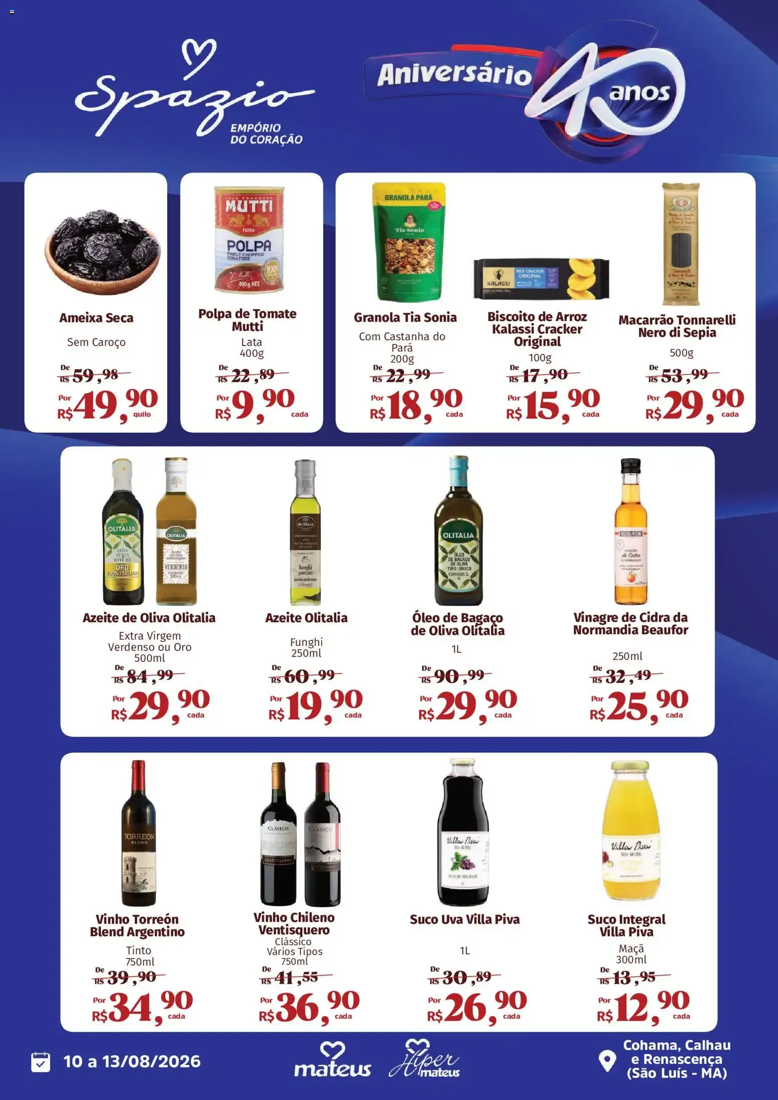 Encarte de Aniversário 40 anos - Prêmios e Ofertas 10 de agosto até 13 de agosto 2026 - Pagina 3