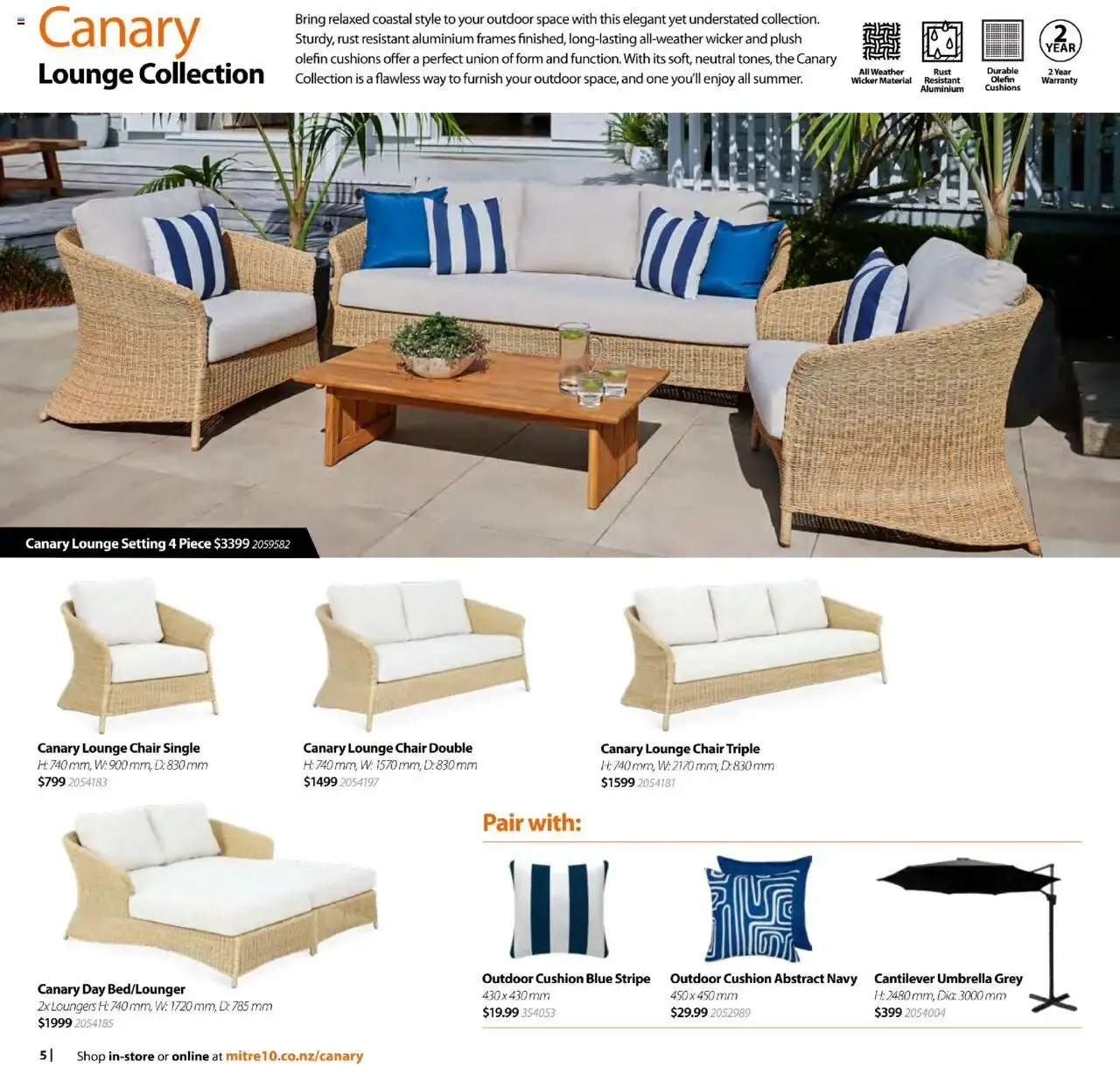 Mitre 10 Outdoor Living 2025 - 2026 Collection from 16 October to 31 December 2026 - Catalogue Page 8