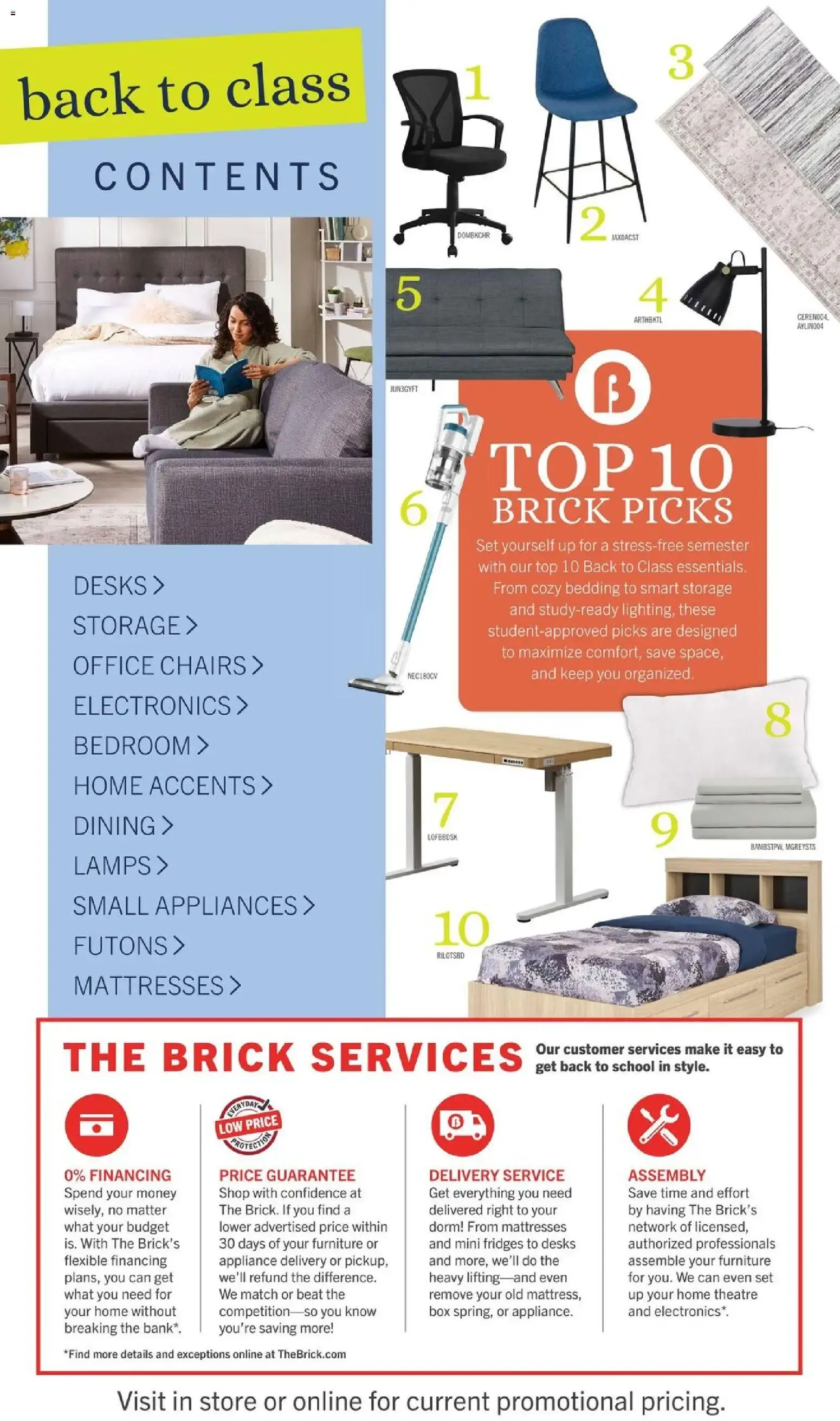 The Brick flyer - Back to class from Jul 16, 2026 > weekly specials & deals from July 16 to September 17 2026 - flyer page 2