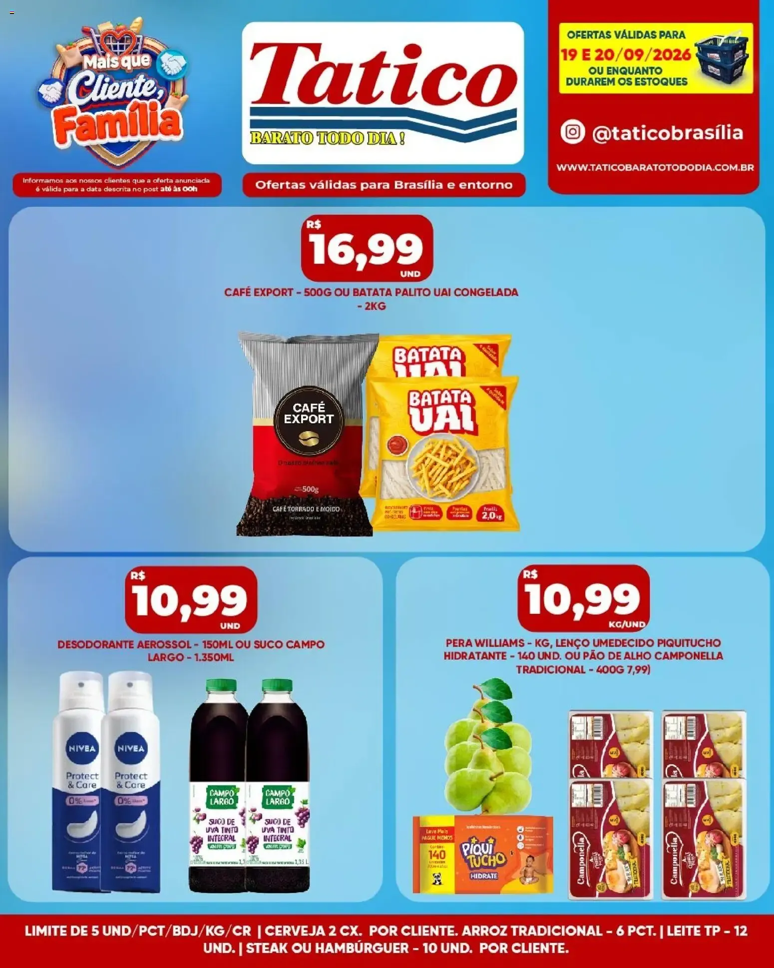 Encarte de Tatico ofertas Fim de Semana de 19/09/2026 | Promoções Online 19 de setembro até 20 de setembro 2026 - Pagina 9