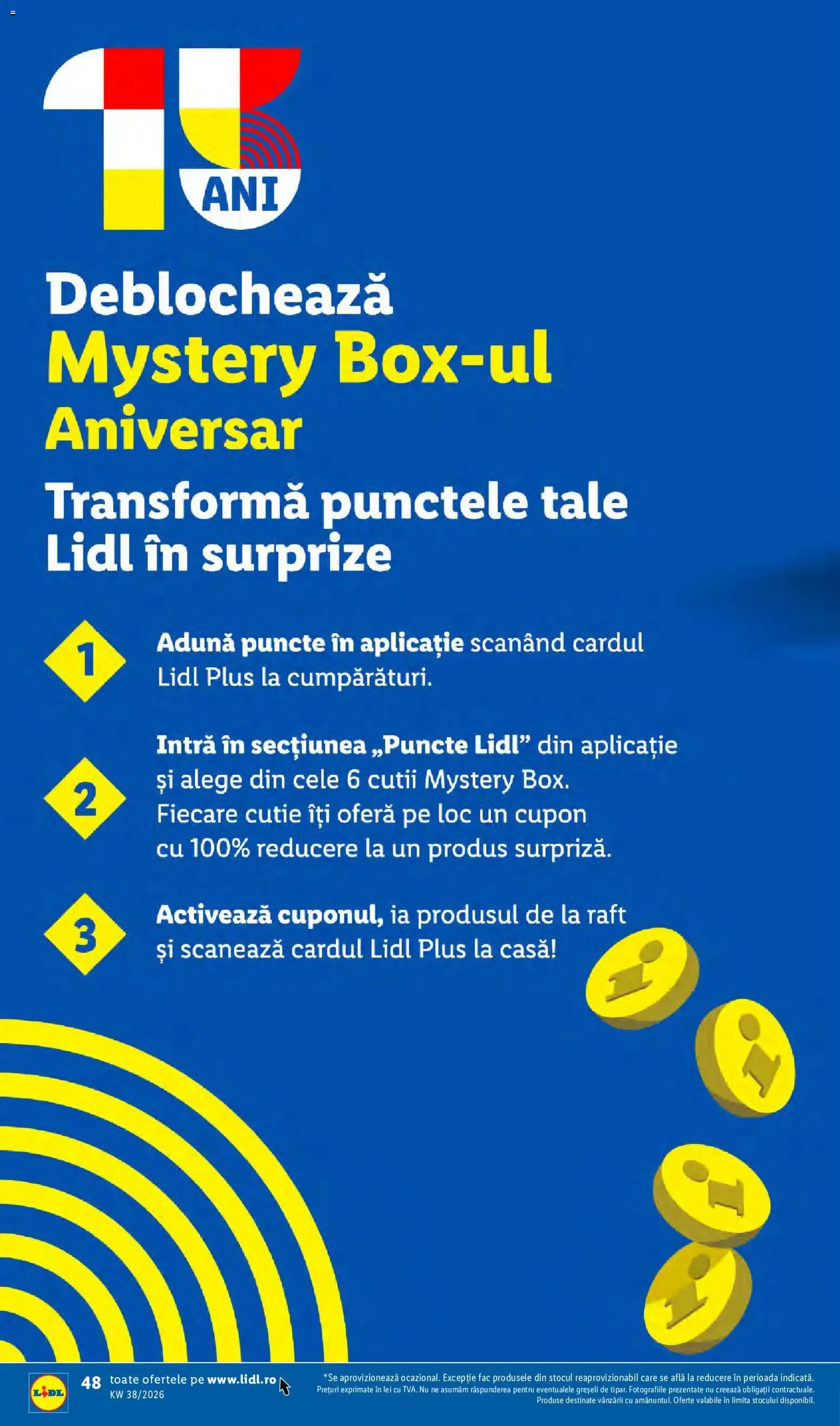 Catalog Ieftin și înainte, și după ziua de salariu. de la 14 septembrie până la 20 septembrie 2026 - Revista Pagina 48