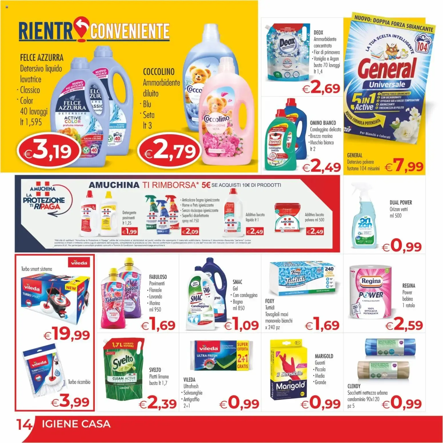 MerSi Supermercati - Rientro Conveniente - Offerte dal 26/08/2026 al 08/09/2026 da 26 agosto a 8 settembre di 2026 - Pagina del volantino 14