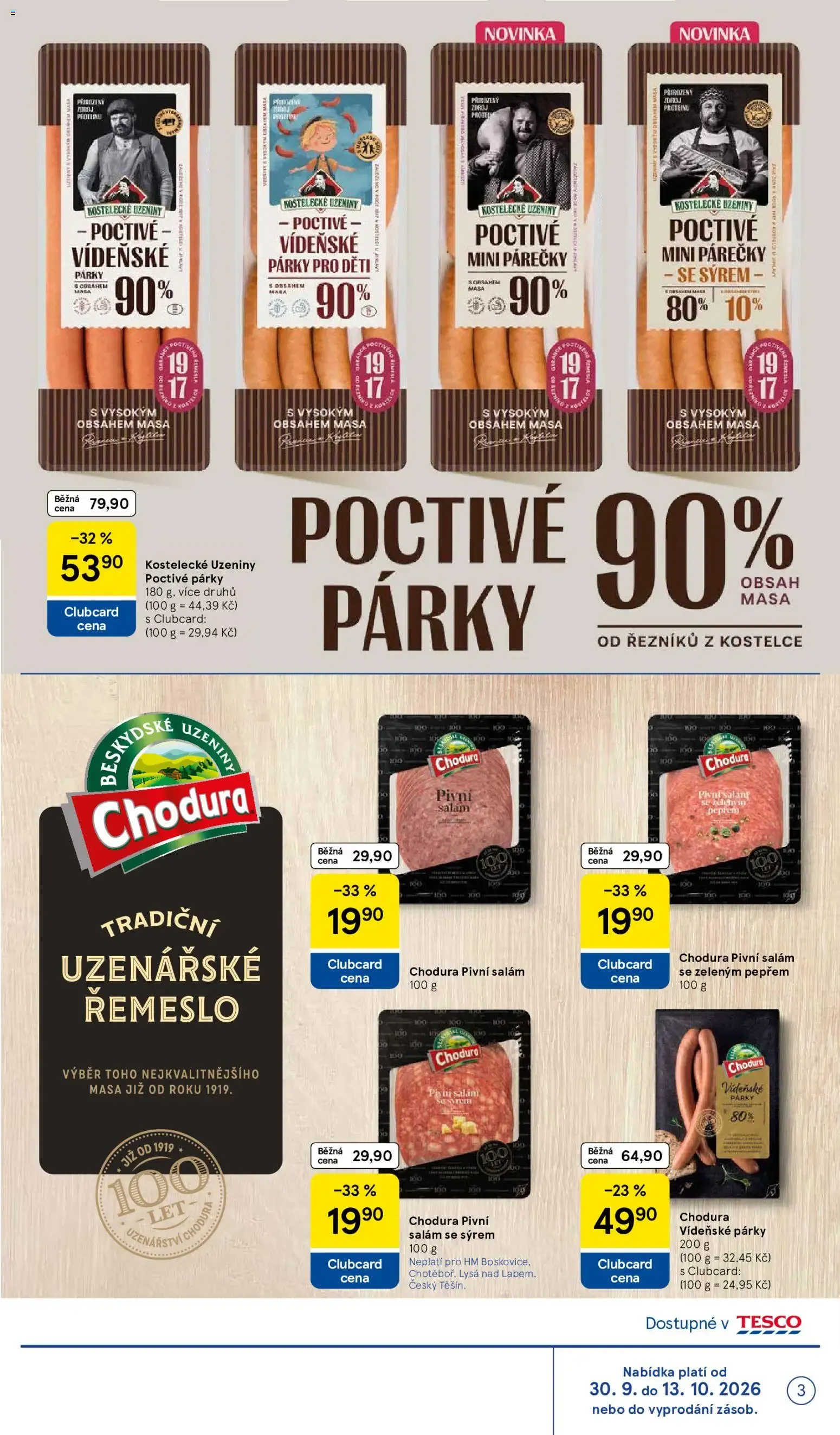 Tesco leták na tento + příští týden 30.09.2026 - 30. září 27. října 2026 - Page 3