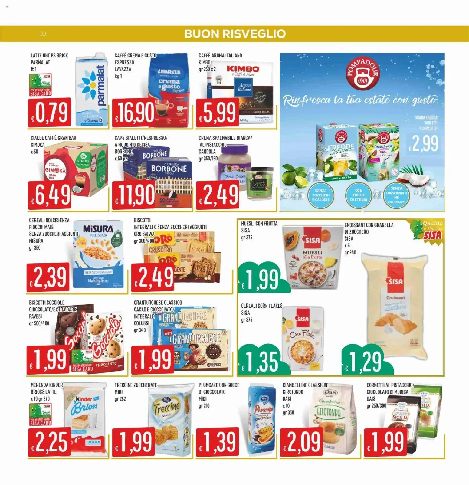 SISA: L'ESTATE DELLA Convenienza da 23 luglio a 5 agosto di 2026 - Pagina del volantino 10
