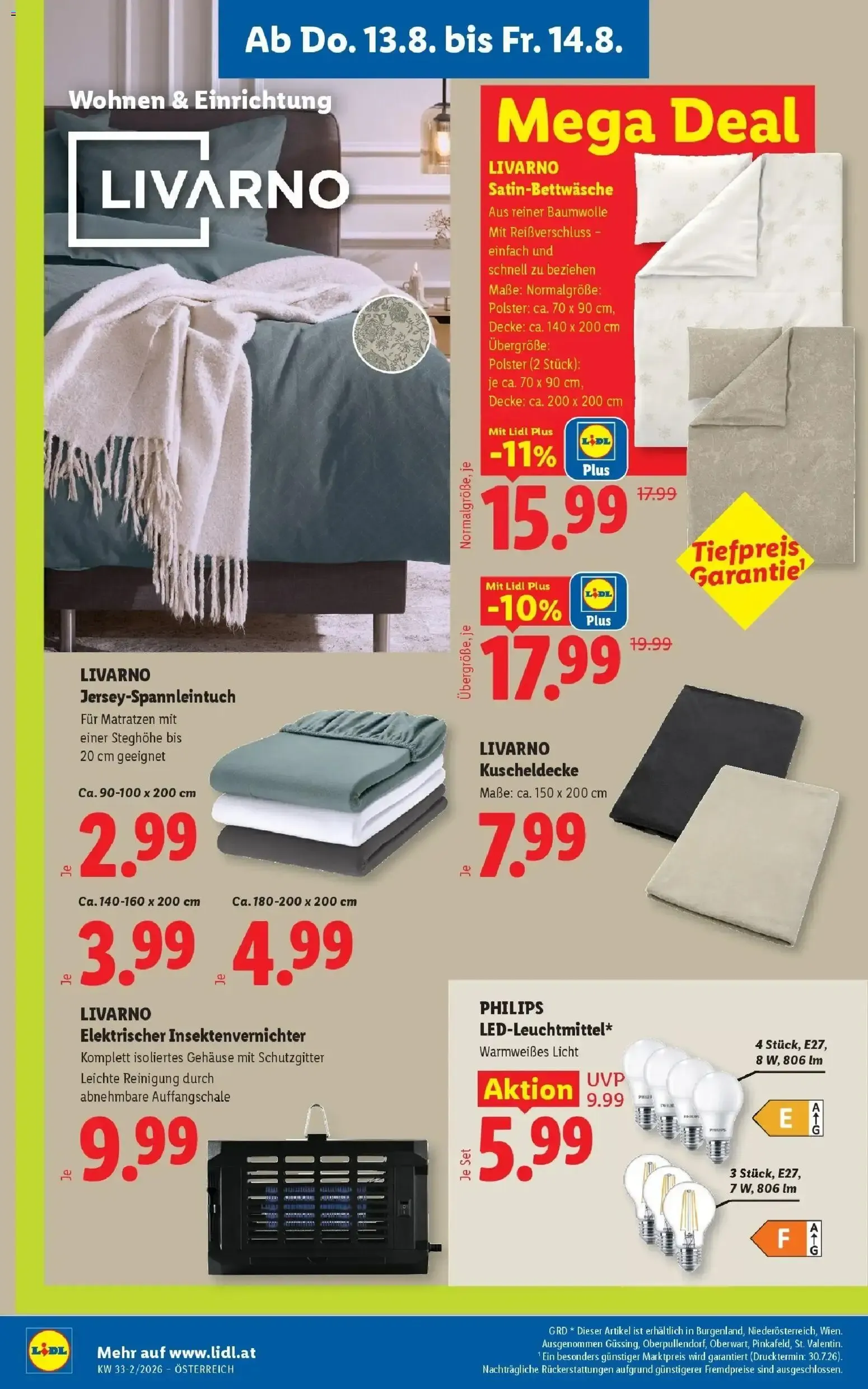 Lidl Plus Österreichs günstigste Preise von 13. August bis 14. August 2026 - Flugblätt seite  24