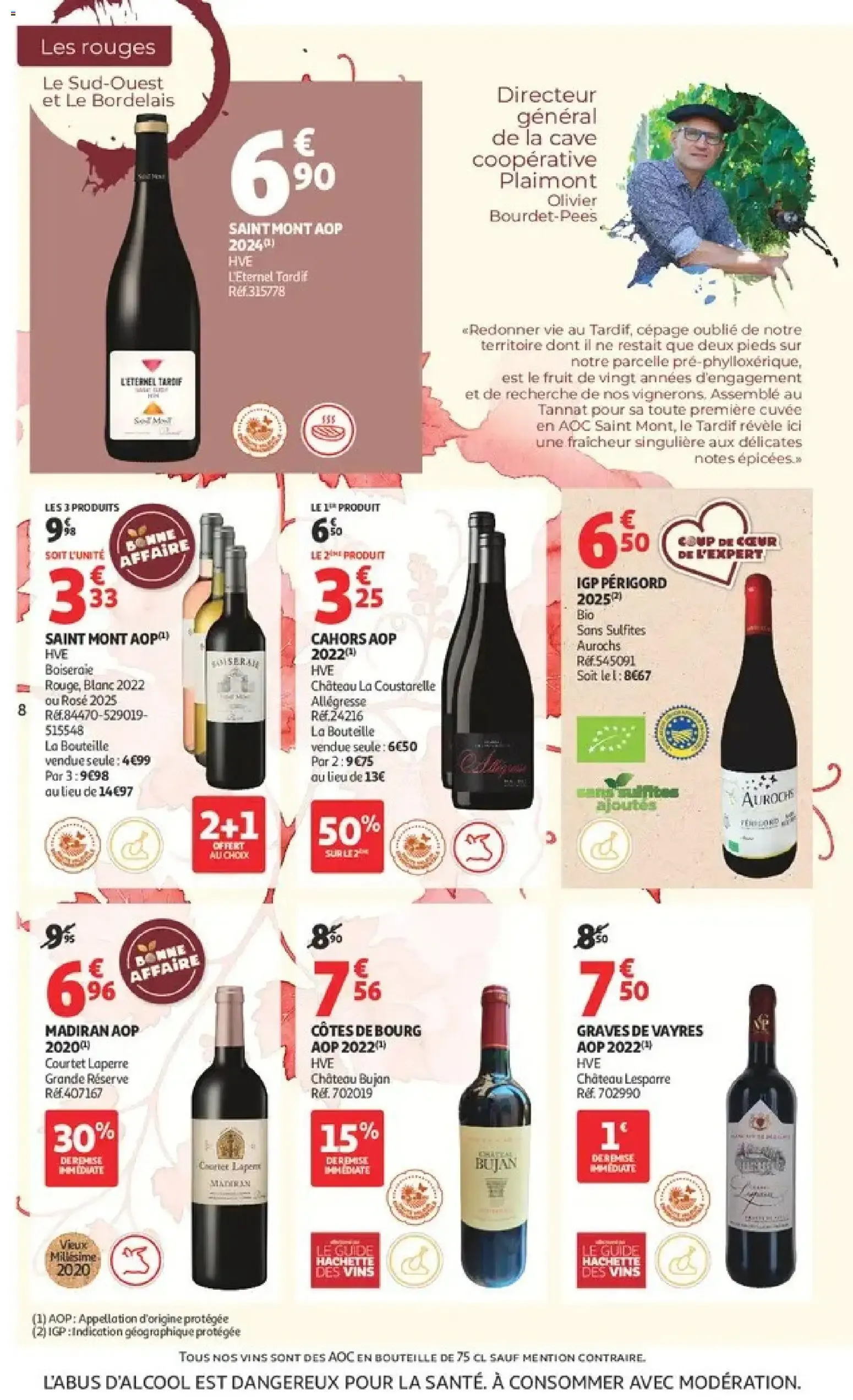 Auchan - Foire aux vins à partir du 25/09/2026 - promo en ligne du 25 septembre au 10 octobre 2026 - Catalogue page 8