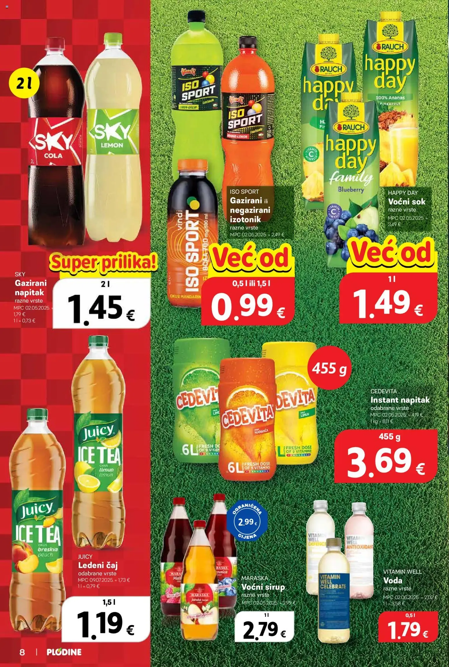 Katalog Plodine Katalog novi od 08.07.2026 na listanje > letak digitalni od 8. srpnja do 14. srpnja 2026. - Pregled Stranica 8