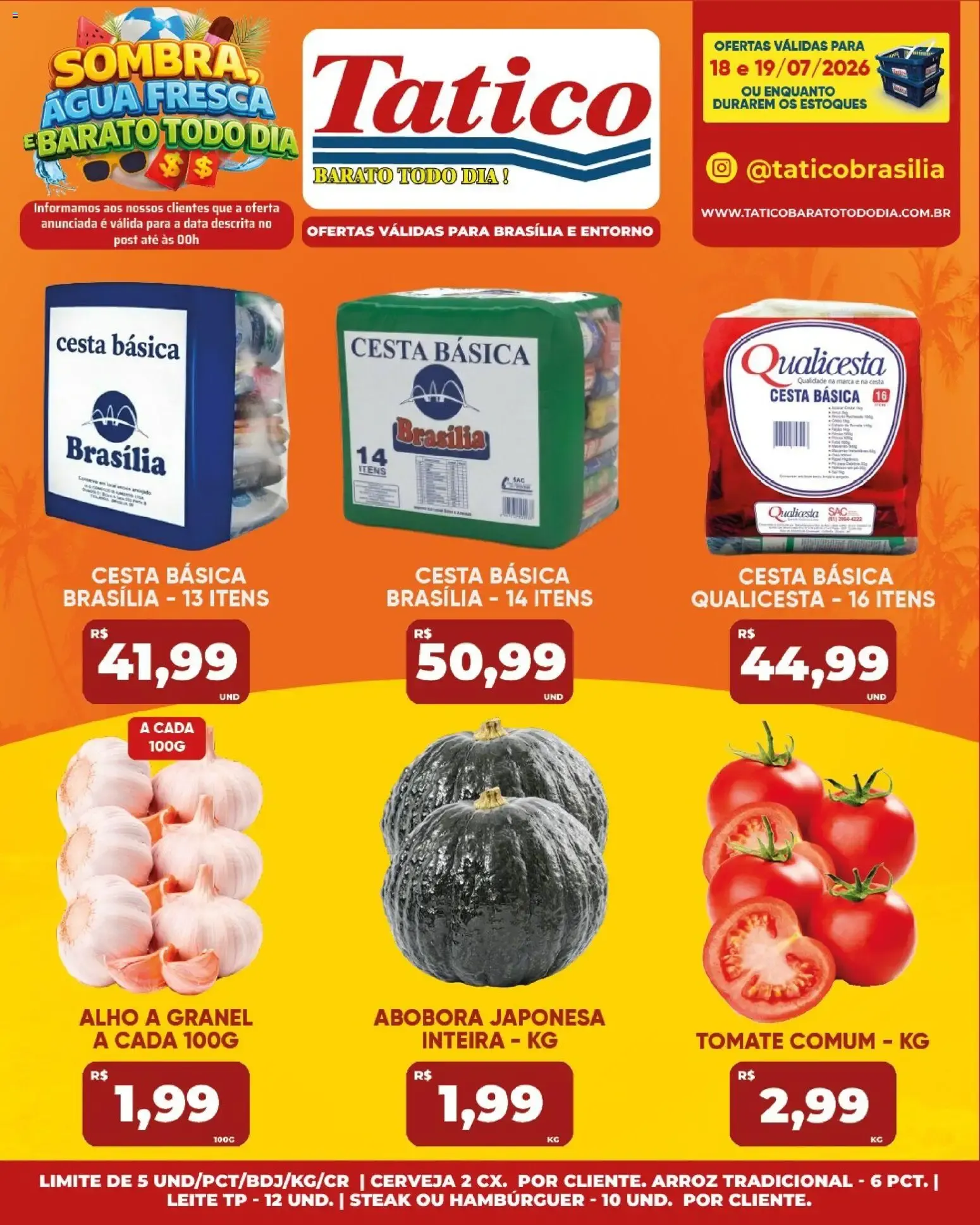 Encarte de Tatico ofertas Fim de Semana de 18/07/2026 | Promoções Online 18 de julho até 19 de julho 2026 - Pagina 16
