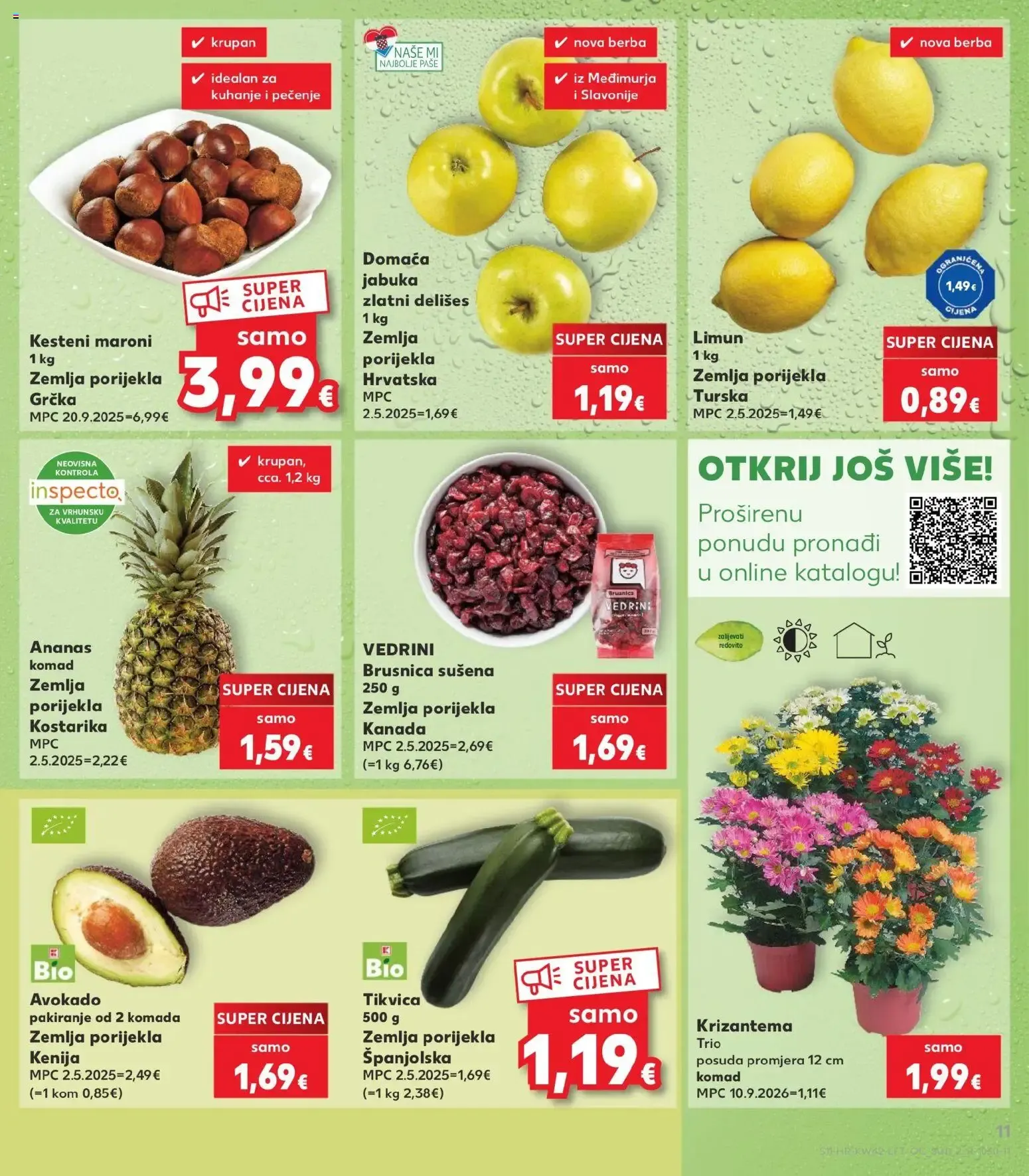 Katalog Kaufland Katalog novi od 14.10.2026 na listanje > letak digitalni od 14. listopada do 20. listopada 2026. - Pregled Stranica 11