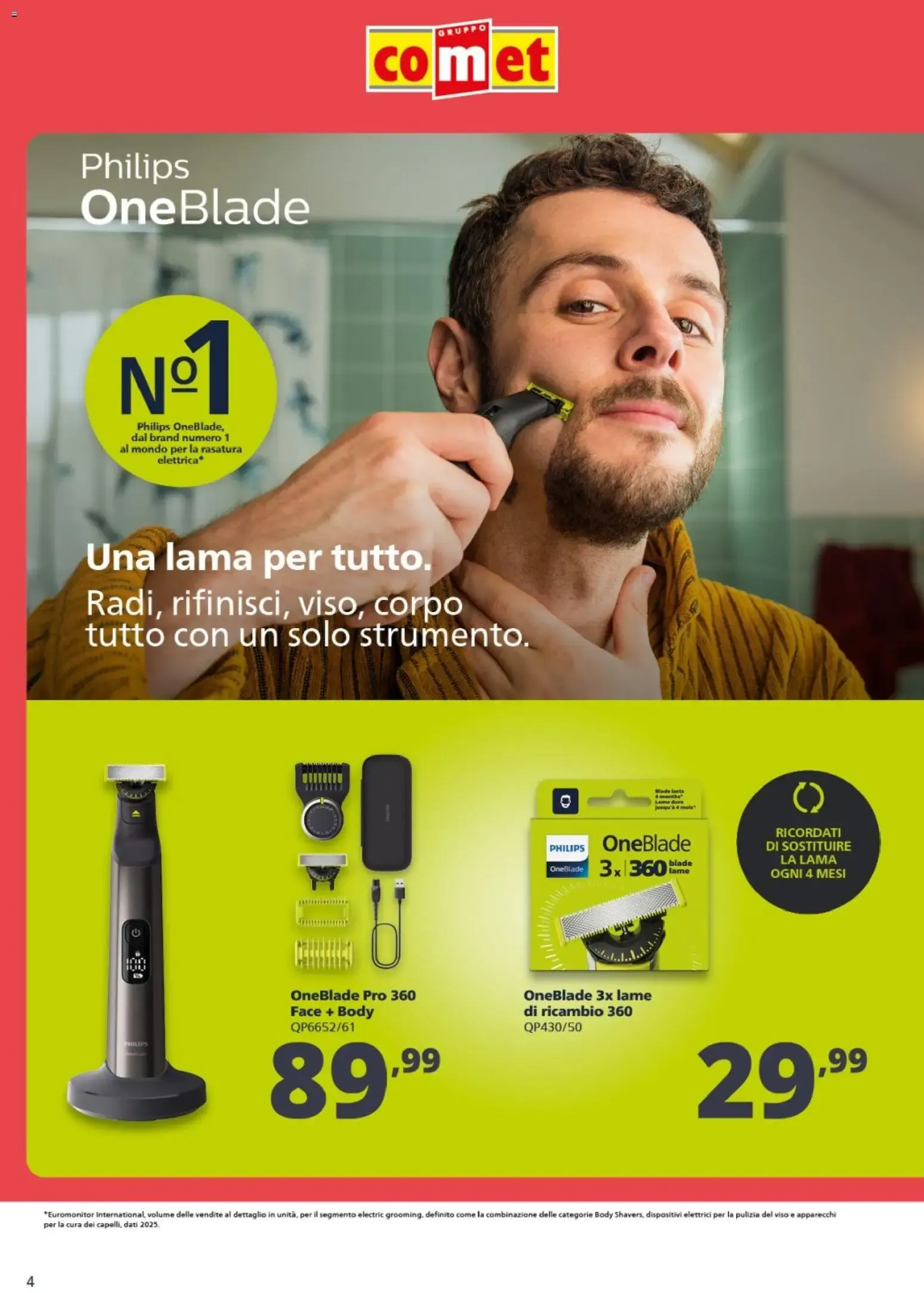 Nuovo Comet volantino Philips dal 24/09/2026 > offerte anteprima 🛍️ da 24 settembre a 11 ottobre di 2026 - Pagina del volantino 4