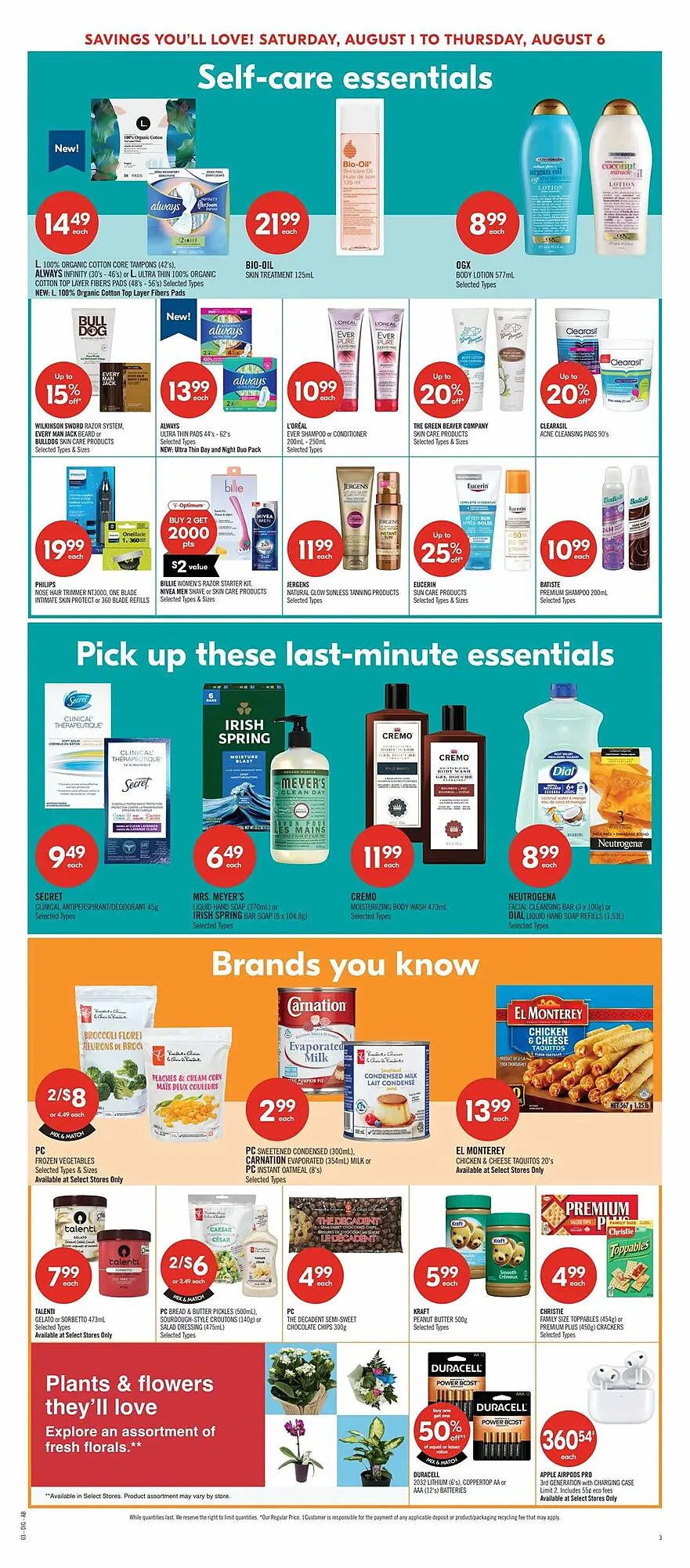 Shoppers Drug Mart flyer week 31 from August 1 to August 6 2026 - flyer page 18