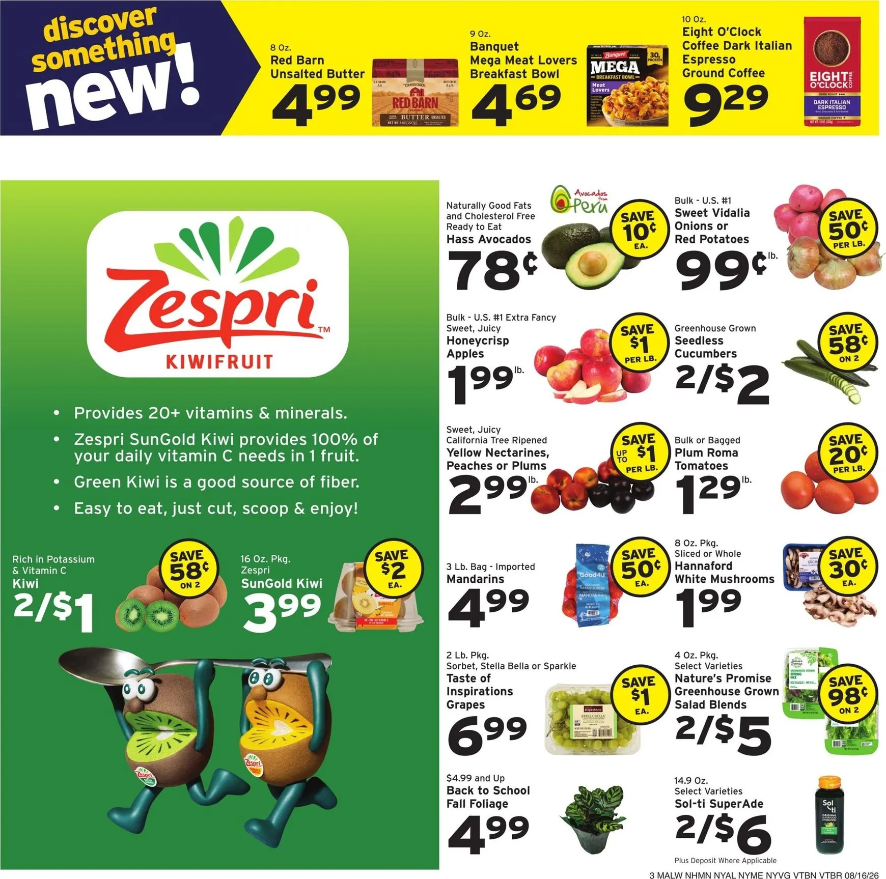 Weekly promotion Hannaford: Savings made easy. spanning from August 16 to August 22 2026 - Page 3 for Catalogue 365