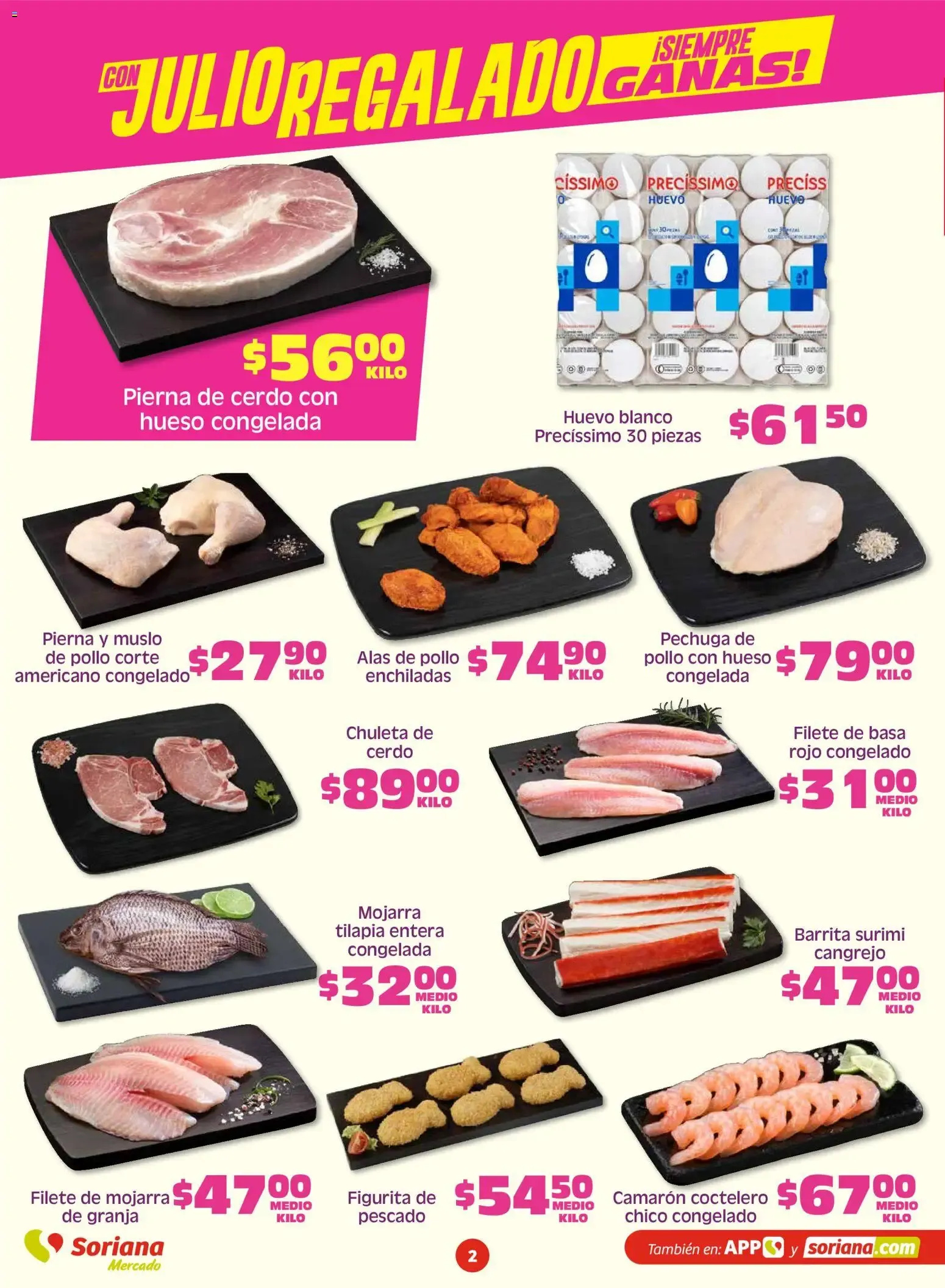 Catálogo de SORIANA ofertas hoy de 10/07/2026 - Folleto Julio 10 de julio al 13 de julio 2026 - Pagina 2