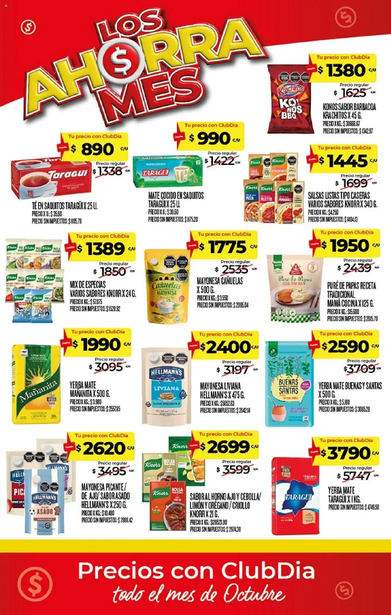 Ofertas de Los Ahorra Mes - Productos al mismo precio todo Octubre 1 de octubre al 31 de octubre 2026 - Página 5 del catálogo
