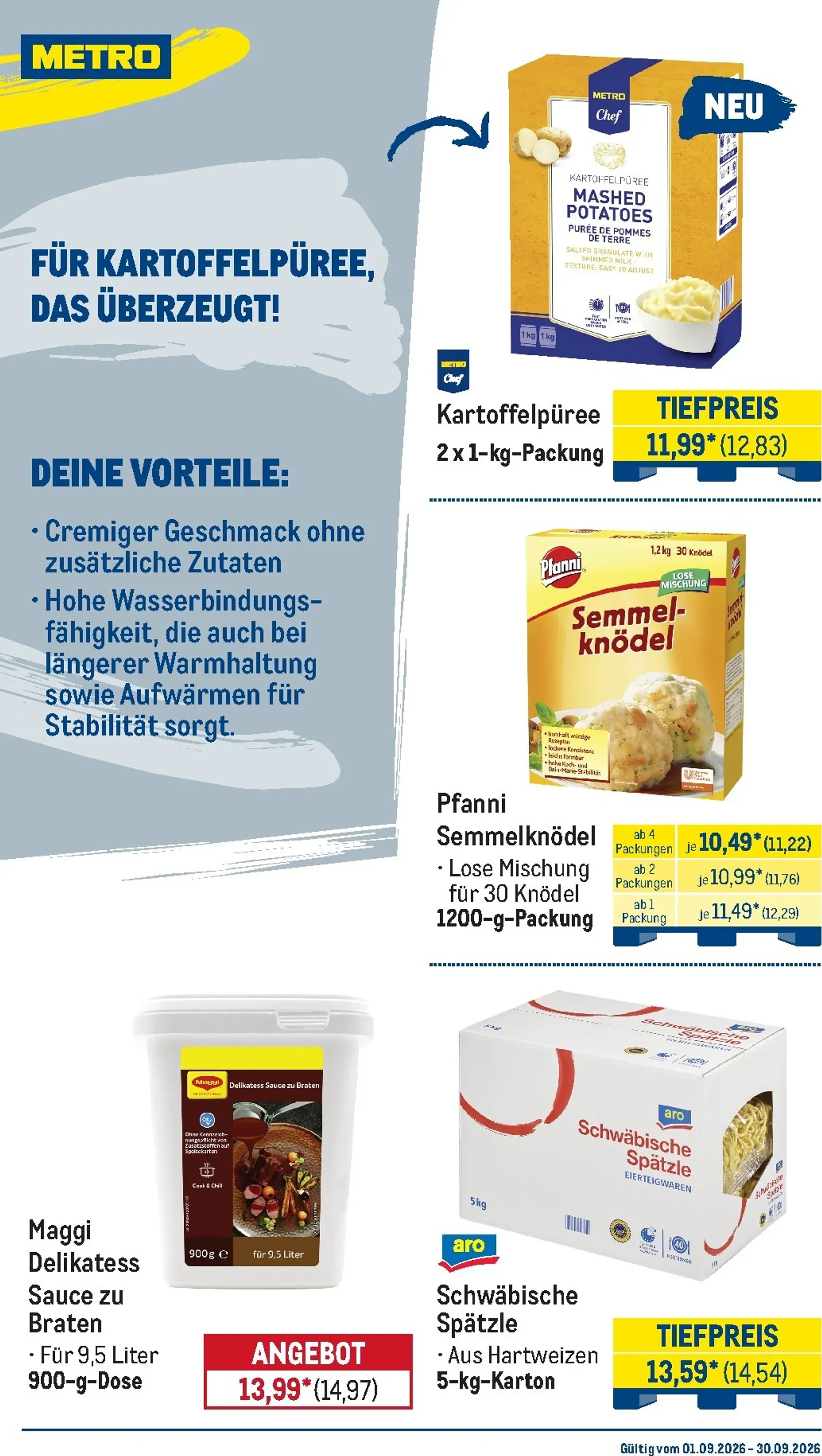 Metro - Monats Menü Prospekt – von Dienstag 01.09.2026 bis Mittwoch 30.09.2026 von 1. September bis 30. September 2026 - Prospekt seite 19