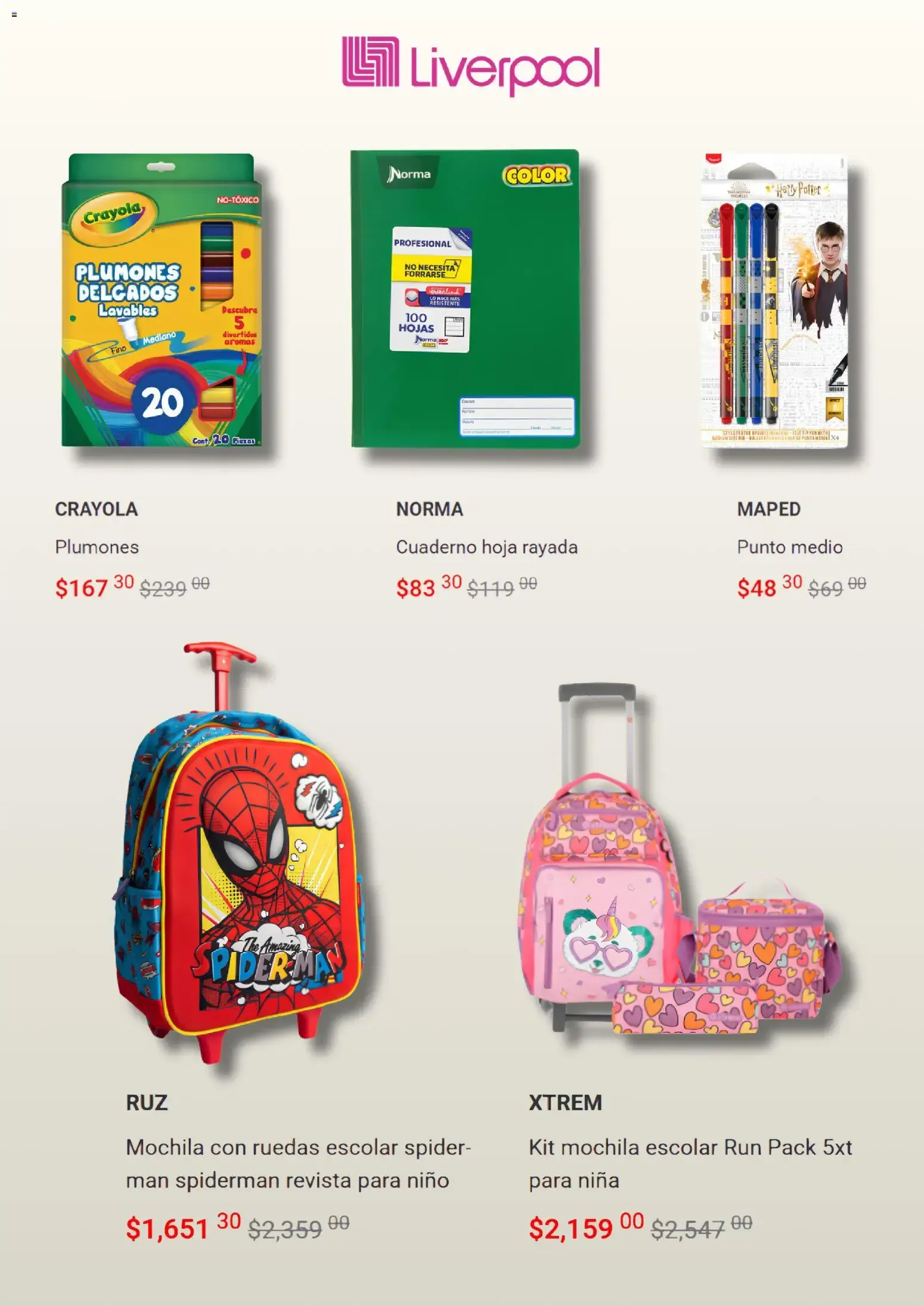 Catálogo de Liverpool - Regreso a Clases 18 de agosto al 18 de septiembre 2026 - Pagina 3