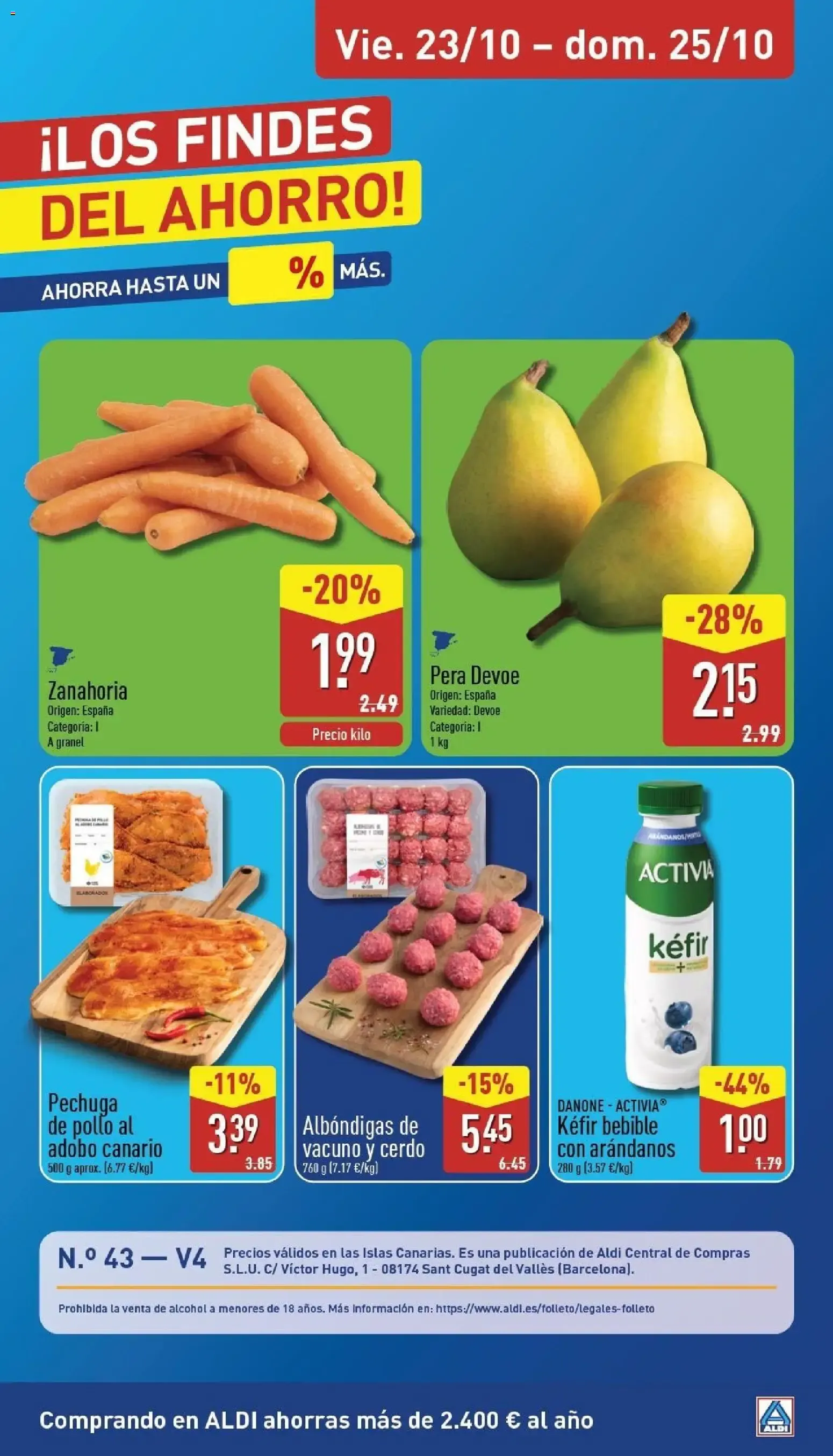 Catálogo de Aldi folleto Canarias del 19/10/2026 | Catálogo 19 de octubre al 25 de octubre 2026 - Página 29