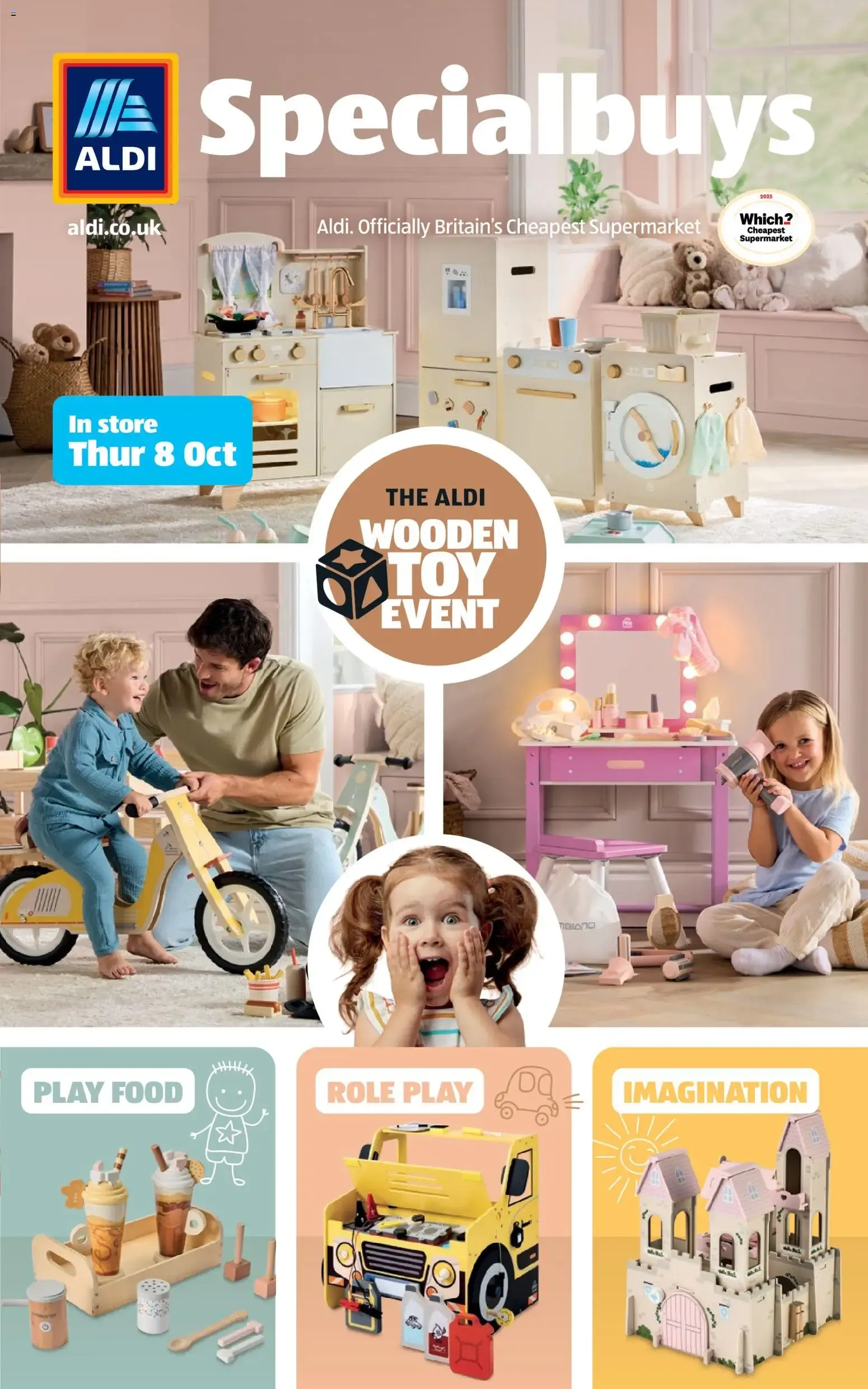 Aldi Specialbuys - The Wooden Toy Event from 8 October to 14 October 2026 - Catalogue Page 1