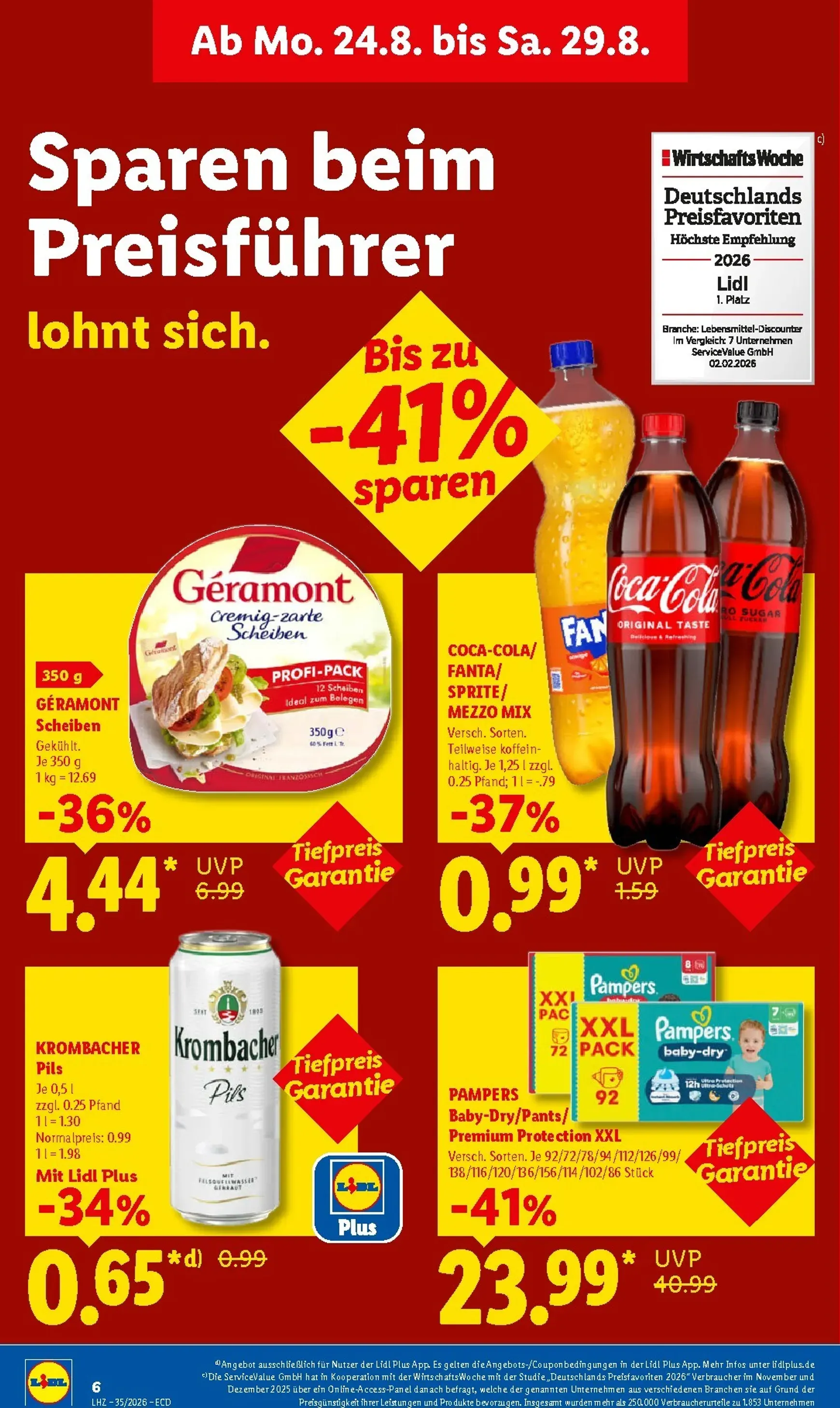 Lidl Prospekt nächste Woche – von Montag 24.08.2026 bis Samstag 29.08.2026 von 24. August bis 29. August 2026 - Prospekt seite 19