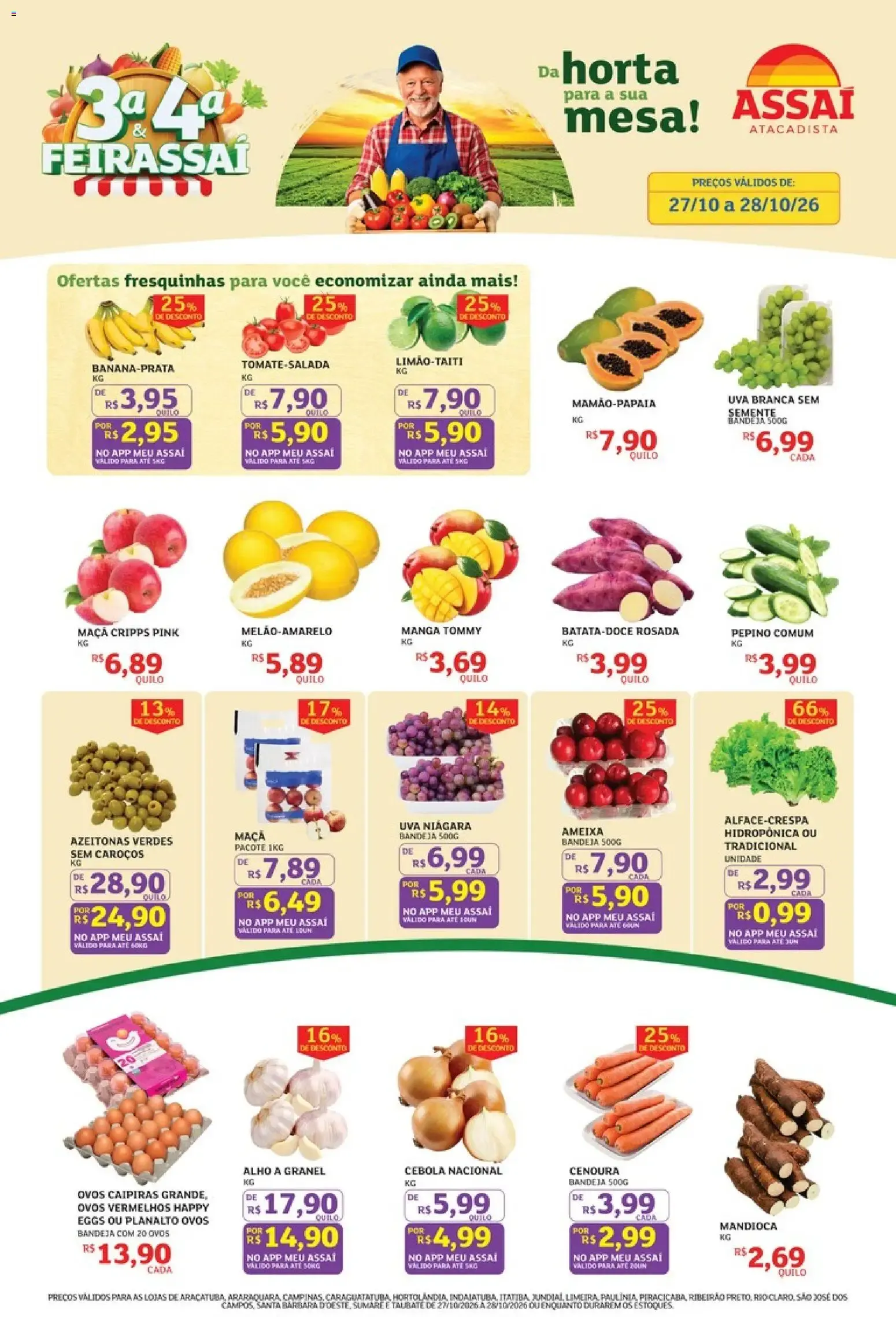 Encarte de Assaí Atacadista ofertas - SP de 27/10/2026 | Promoções Online 27 de outubro até 28 de outubro 2026 - Pagina 1