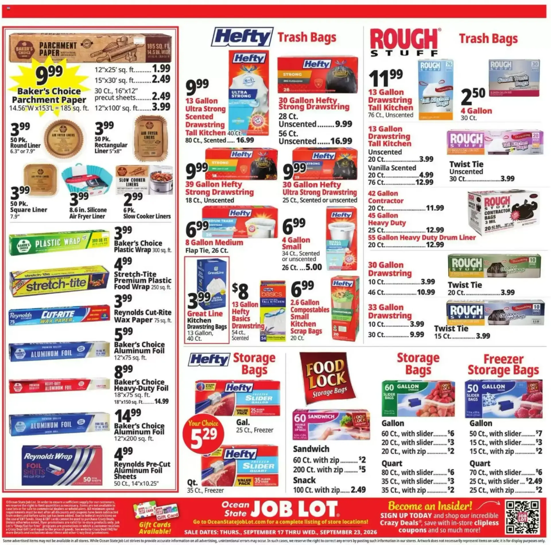 Weekly ad Ocean State Job Lot flyer week 38 from September 17 to September 23 2026 - Page 17
