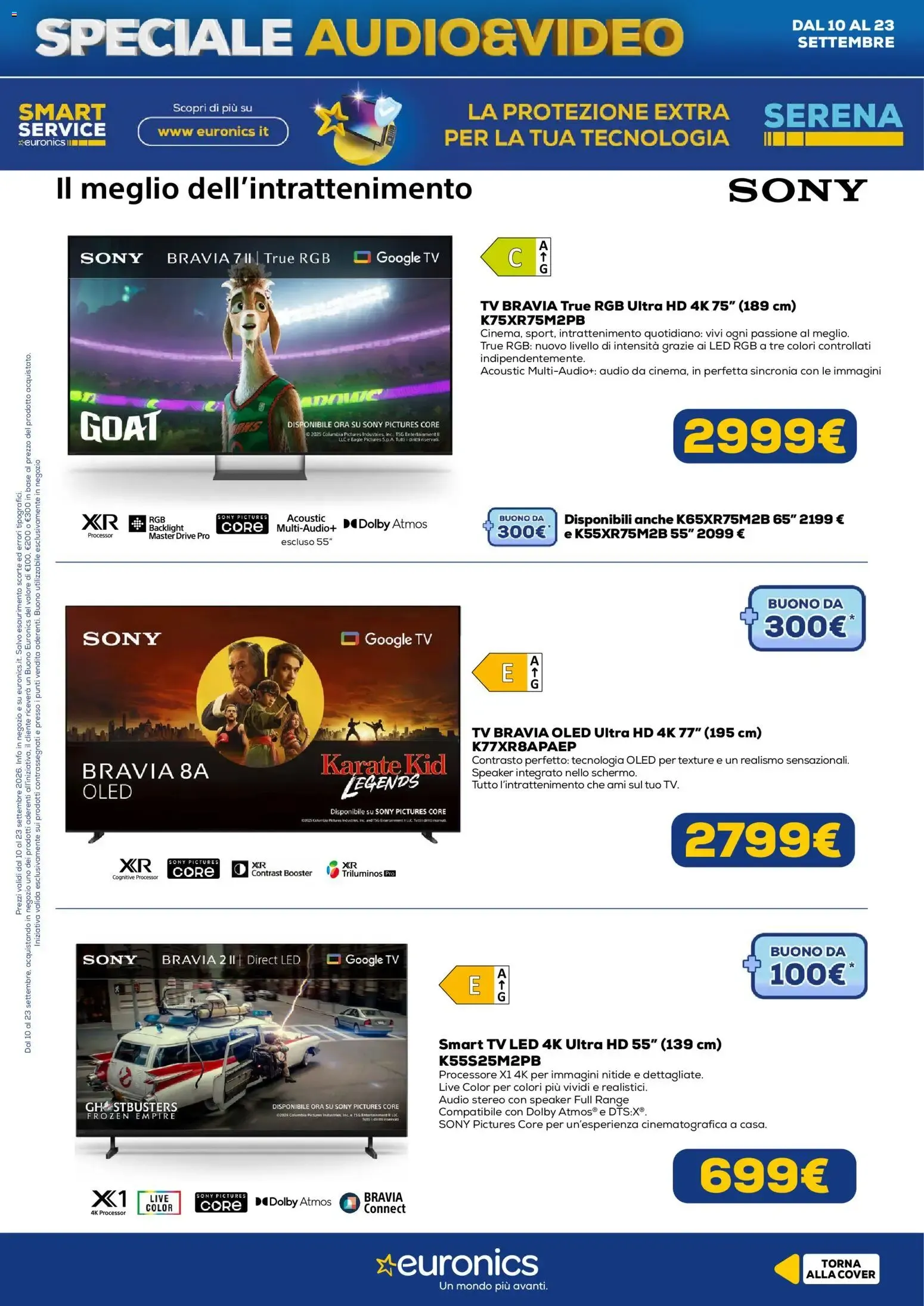 Nuovo Euronics volantino Audio Video dal 10/09/2026 > offerte anteprima 🛍️ da 10 settembre a 23 settembre di 2026 - Pagina del volantino 16