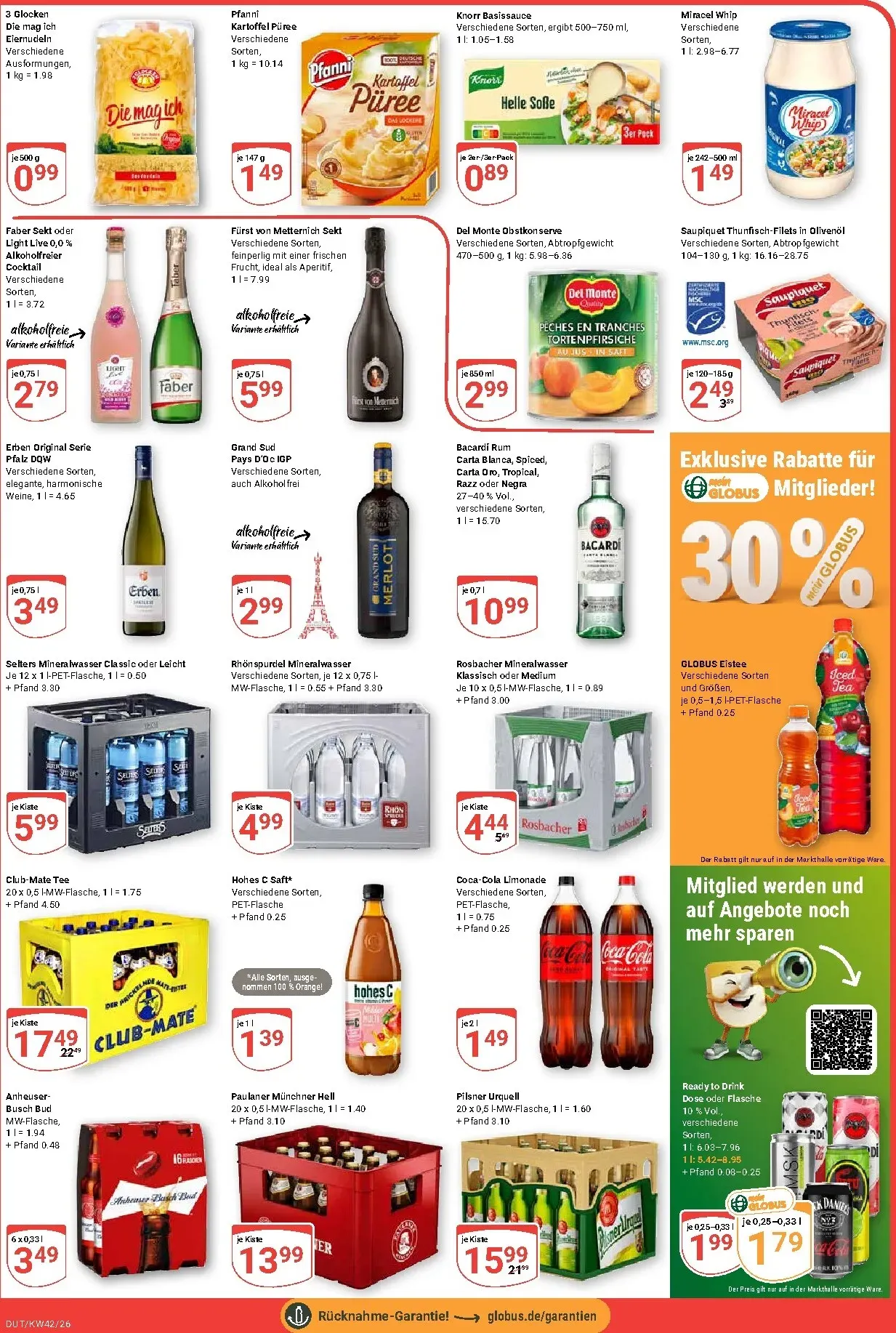 Globus - Dutenhofen Prospekt – von Montag 12.10.2026 bis Samstag 17.10.2026 von 12. Oktober bis 17. Oktober 2026 - Prospekt seite 4