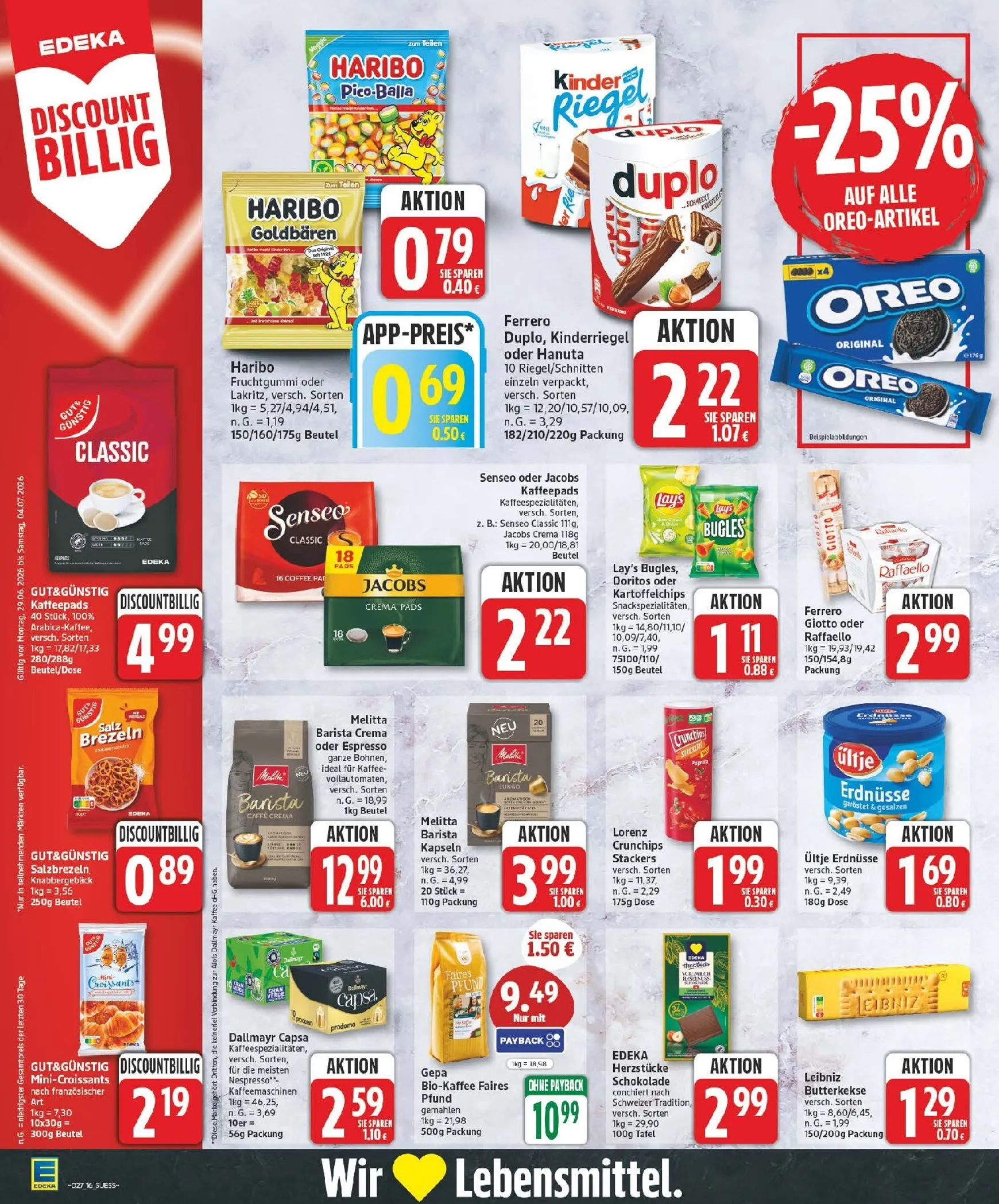 Edeka Prospekt nächste Woche – von Montag 29.06.2026 bis Samstag 04.07.2026 von 29. Juni bis 4. Juli 2026 - Prospekt seite 16
