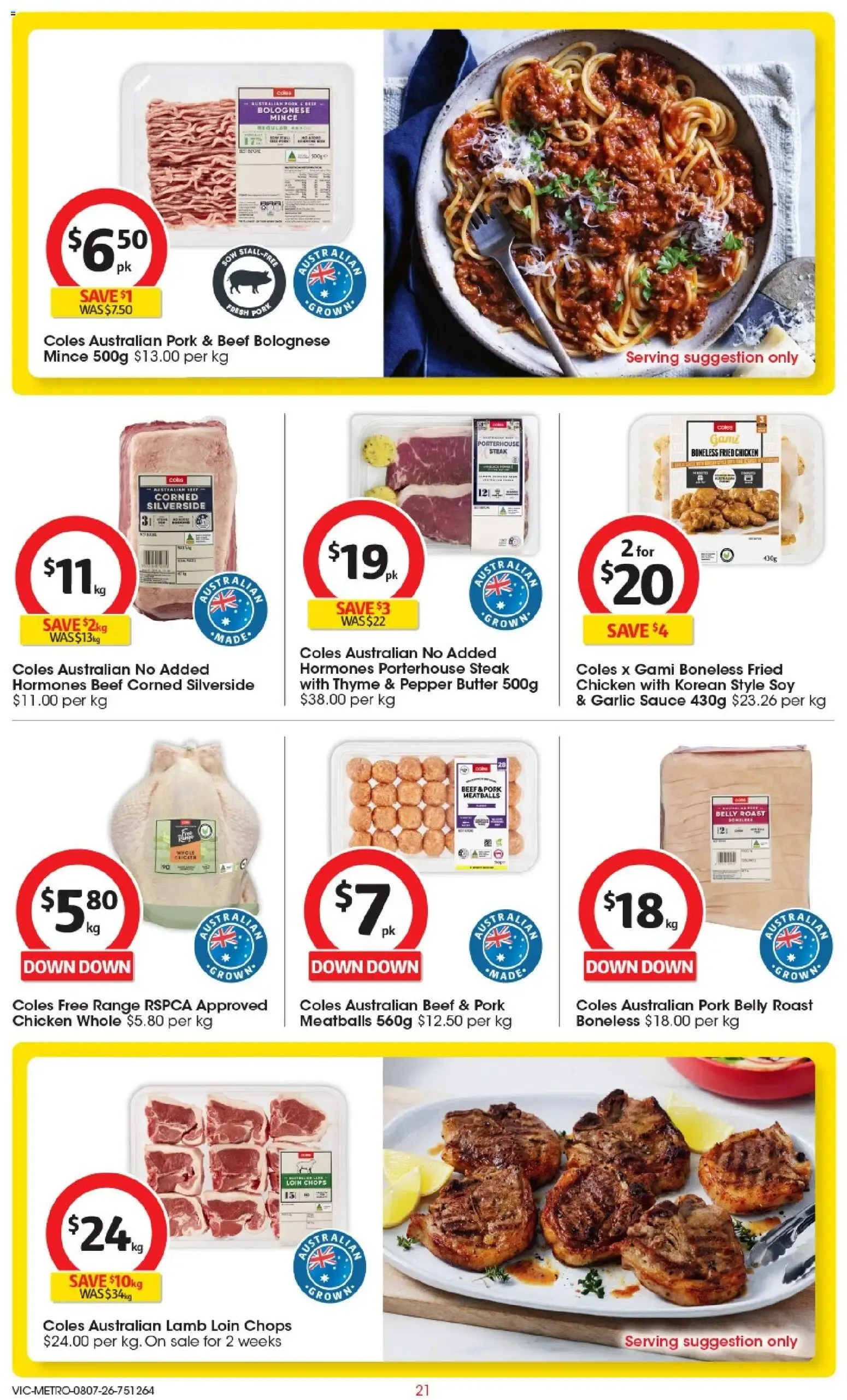 Coles catalogue valid from 08/07/2026 > Online Australia - Catalogue valid from 8 July to 14 July 2026 - page 21