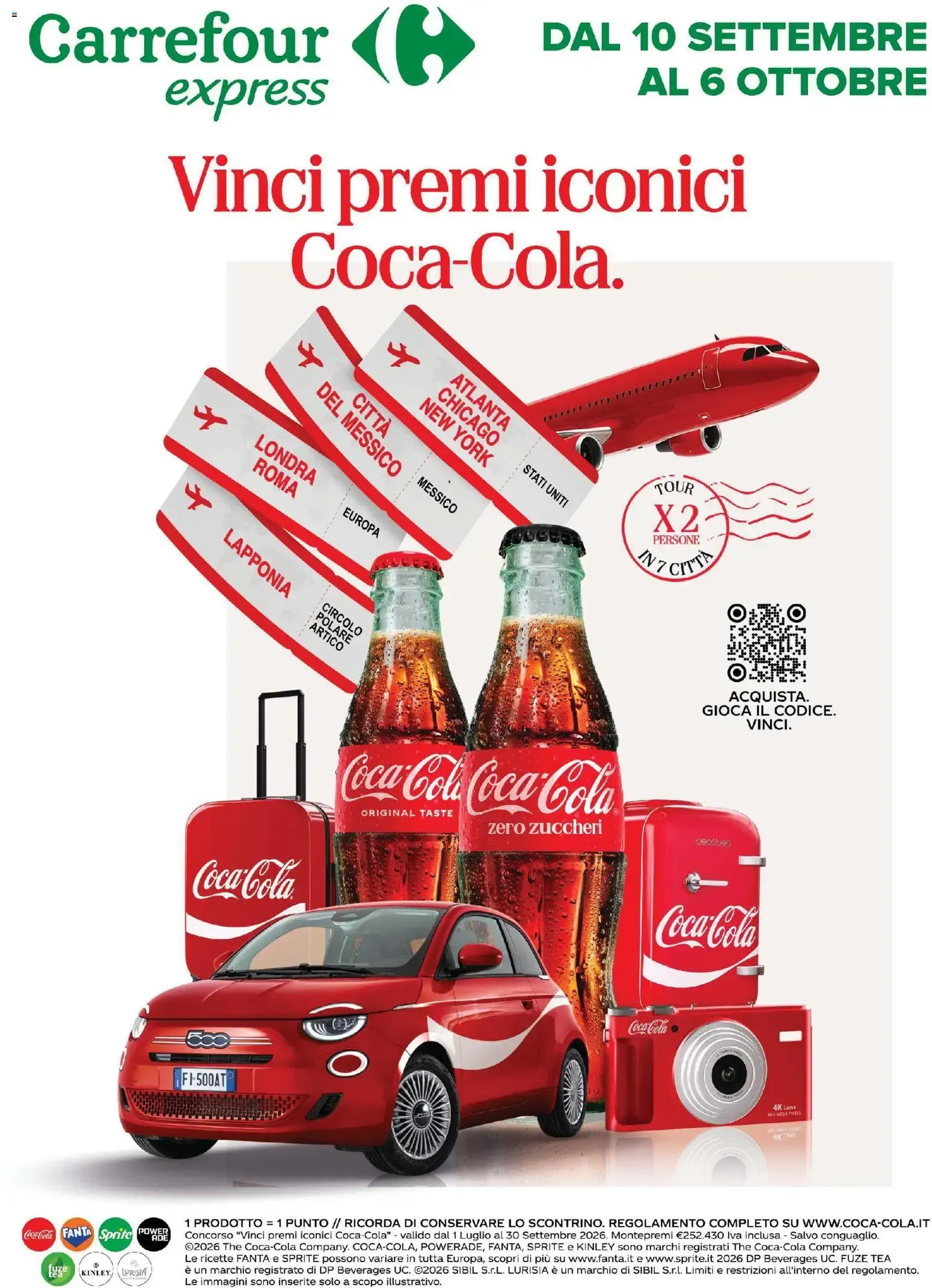 Nuovo Carrefour volantino Express Coca-Cola dal 10/09/2026 > offerte anteprima 🛍️ da 10 settembre a 6 ottobre di 2026 - Pagina del volantino 1