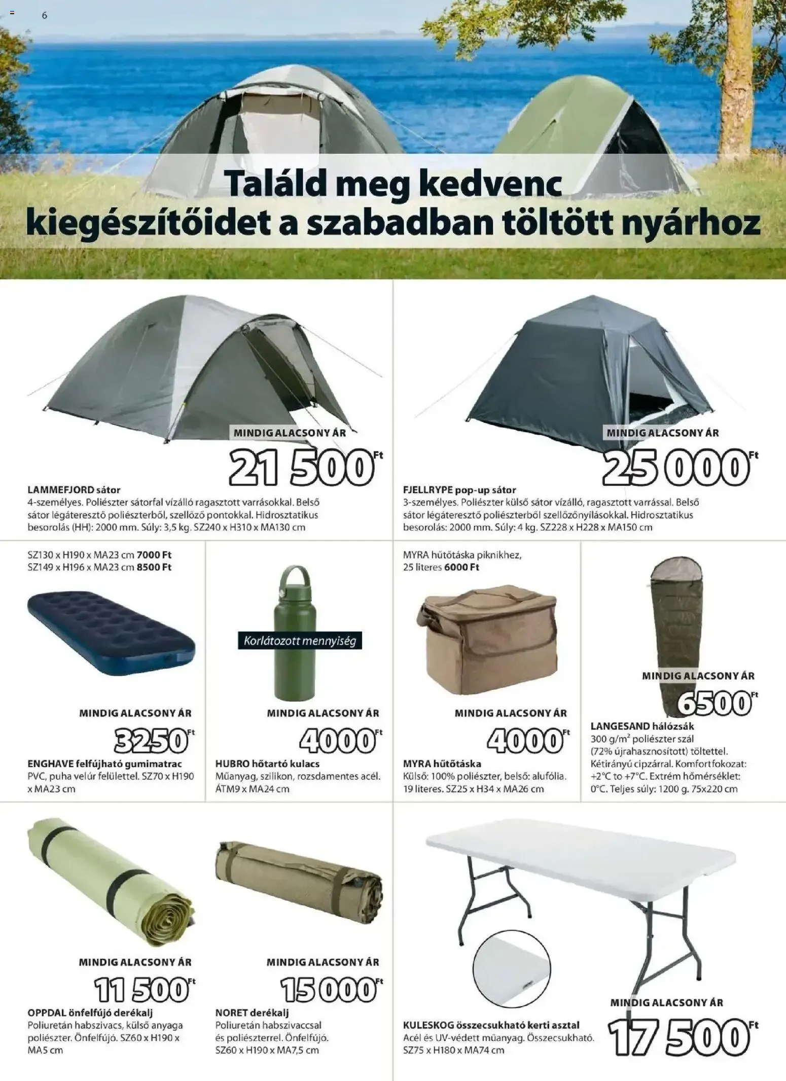 Katalógus JYSK aktuális akciós újság - 2026.06.03. -tól/töl > akció, lapozható szórólap 🛍️ június 3.-tól június 21.-ig 2026. - Oldal 6