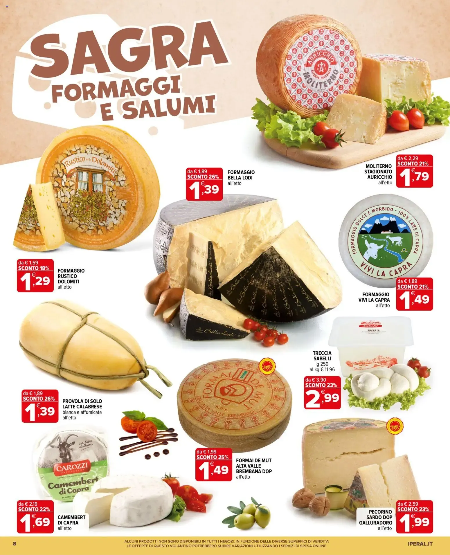 Iperal Supermercati: Un Mare di Sconti da 29 luglio a 18 agosto di 2026 - Pagina del volantino 8