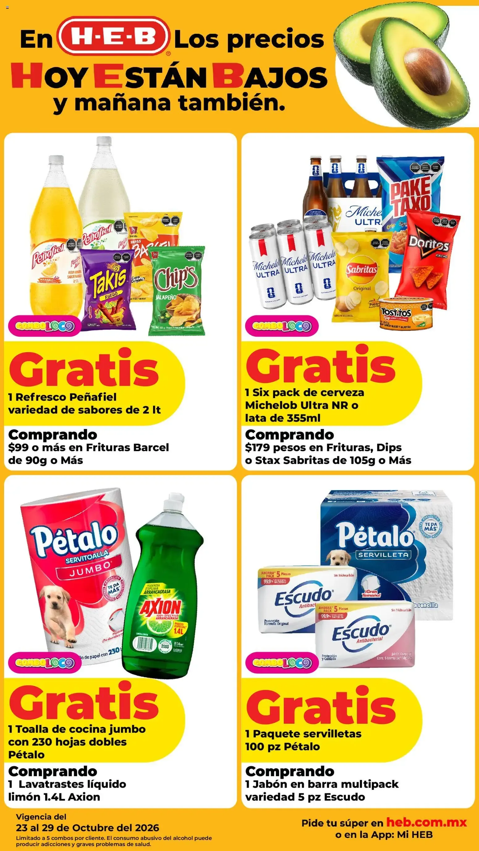 Catálogo de H-E-B: Los precios HOY ESTÁN BAJOS y mañana también 23 de octubre al 26 de octubre 2026 - Pagina 6