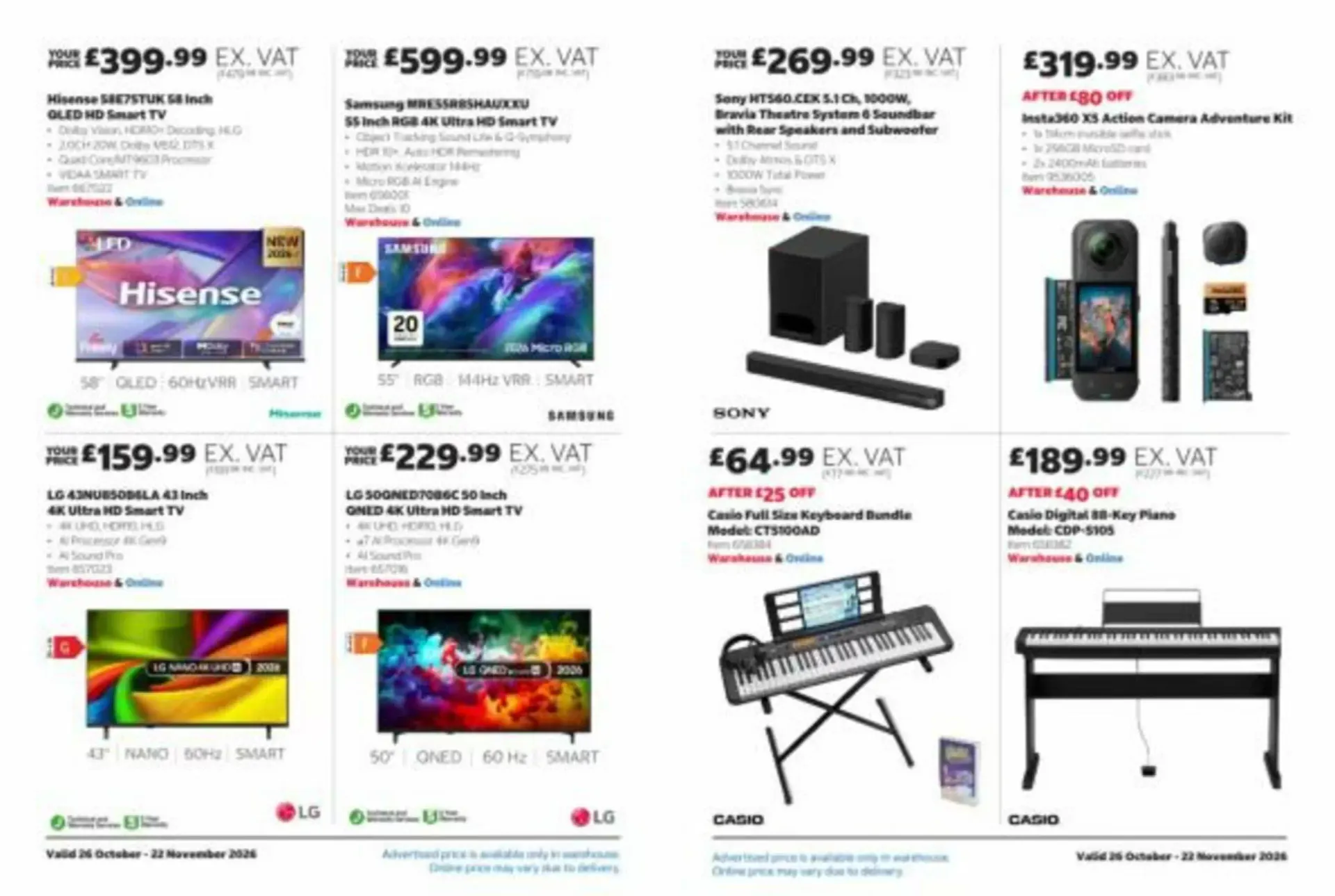 Costco leaflet from 26 October to 22 November 2026 - Catalogue Page 2